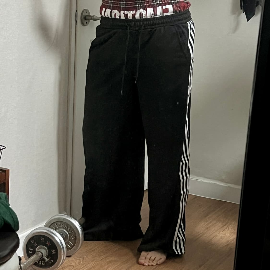 레드체크드로즈 트레이닝팬츠 30-32 size 상품이미지4