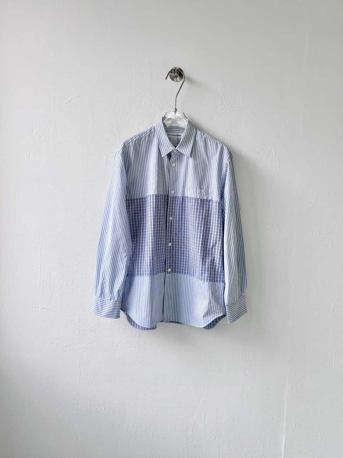 꼼데가르송 셔츠 멀티 패브릭 셔츠 상품이미지1