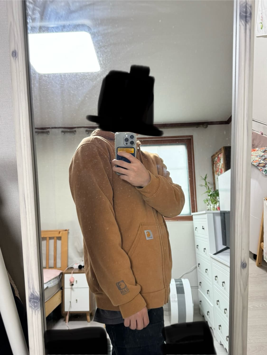 칼하트 후드집업 브라운 s 상품이미지4