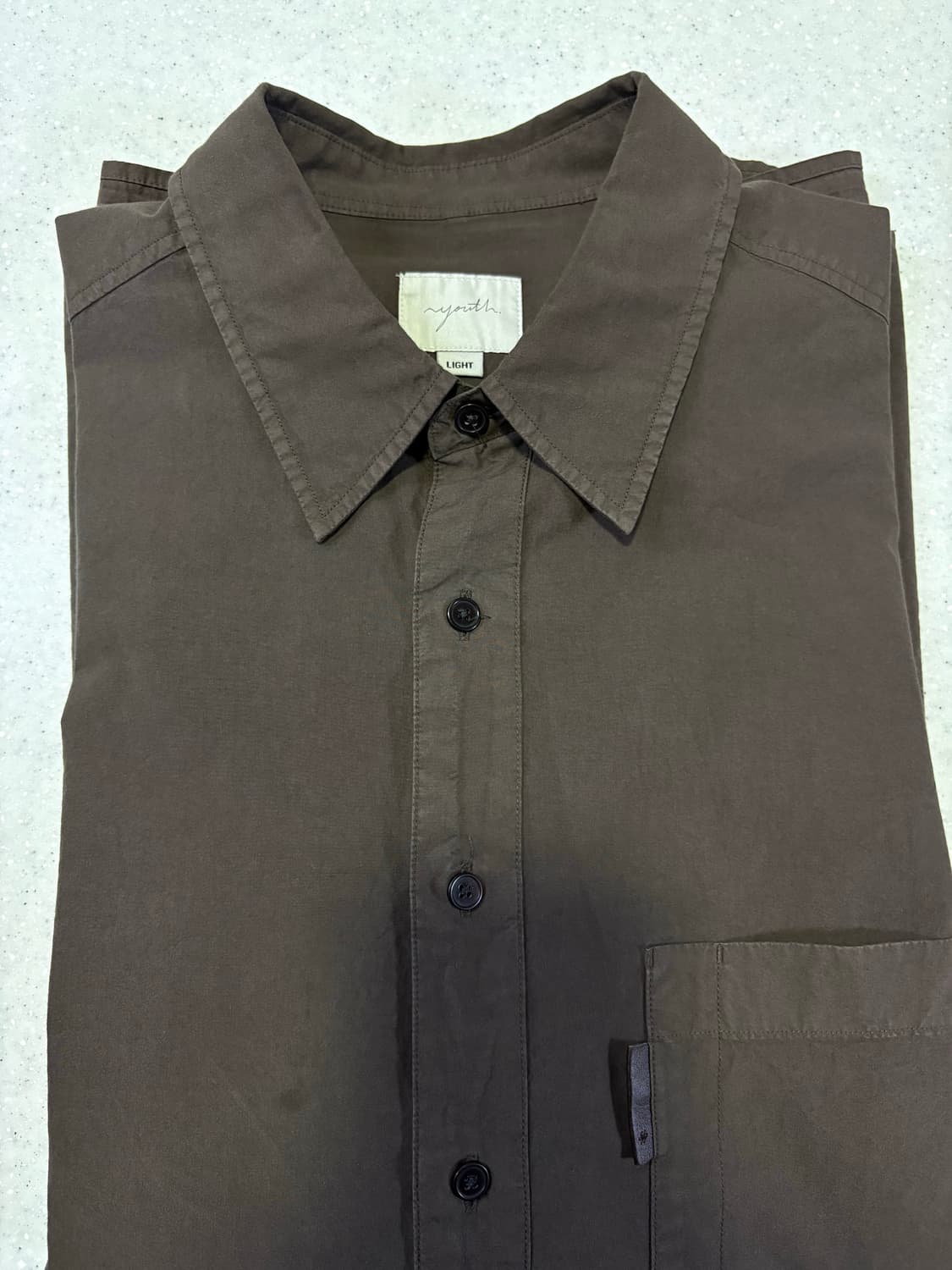 L) 유스 스태프 셔츠 브라운 상품이미지5