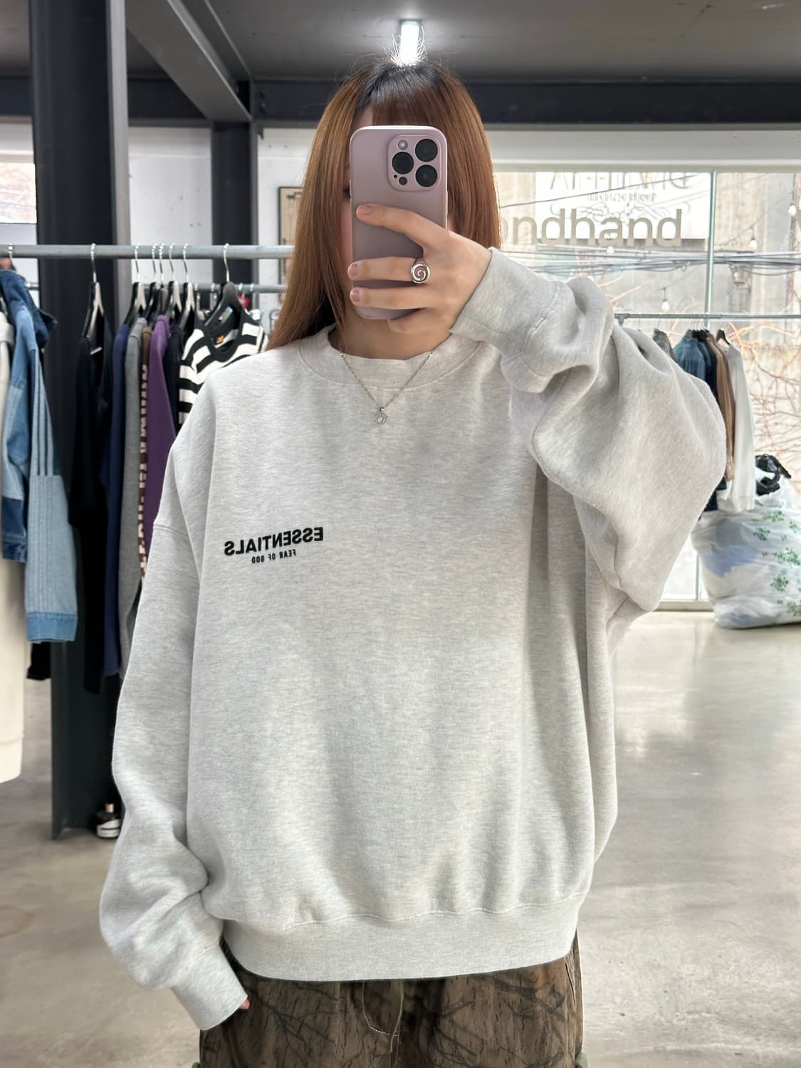 피어오브갓 에센셜 크루넥 스웻 맨투맨 상품이미지3