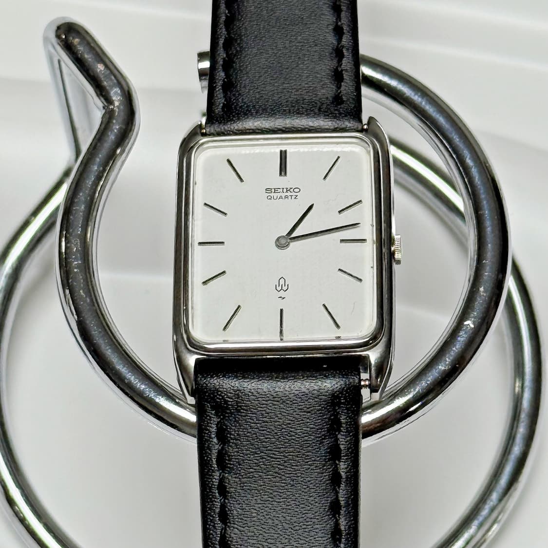 80's90's 세이코 빈티지 쿼츠 탱크 미니멀 워치 상품이미지3