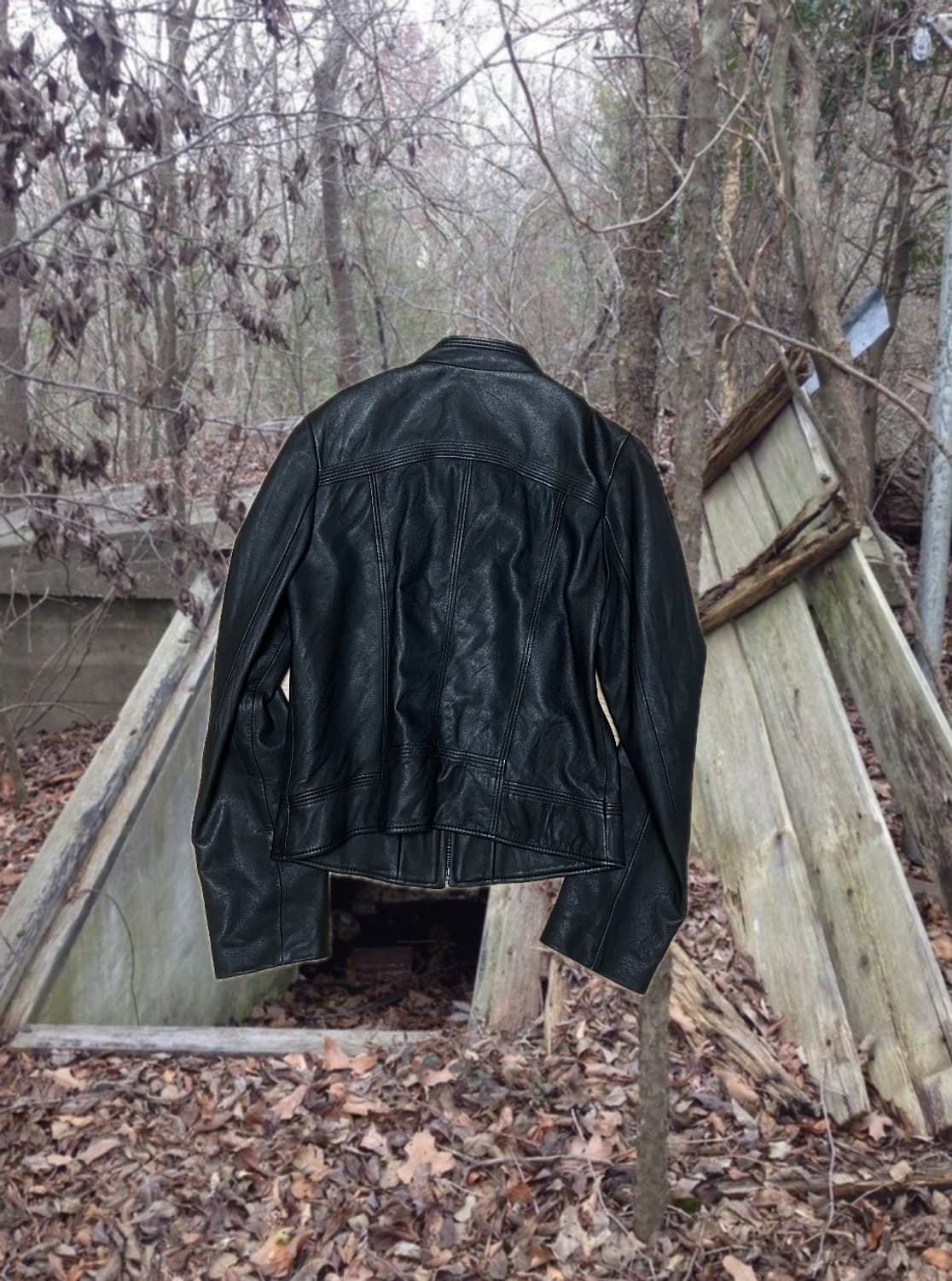 Black Leather Jacket 상품이미지2
