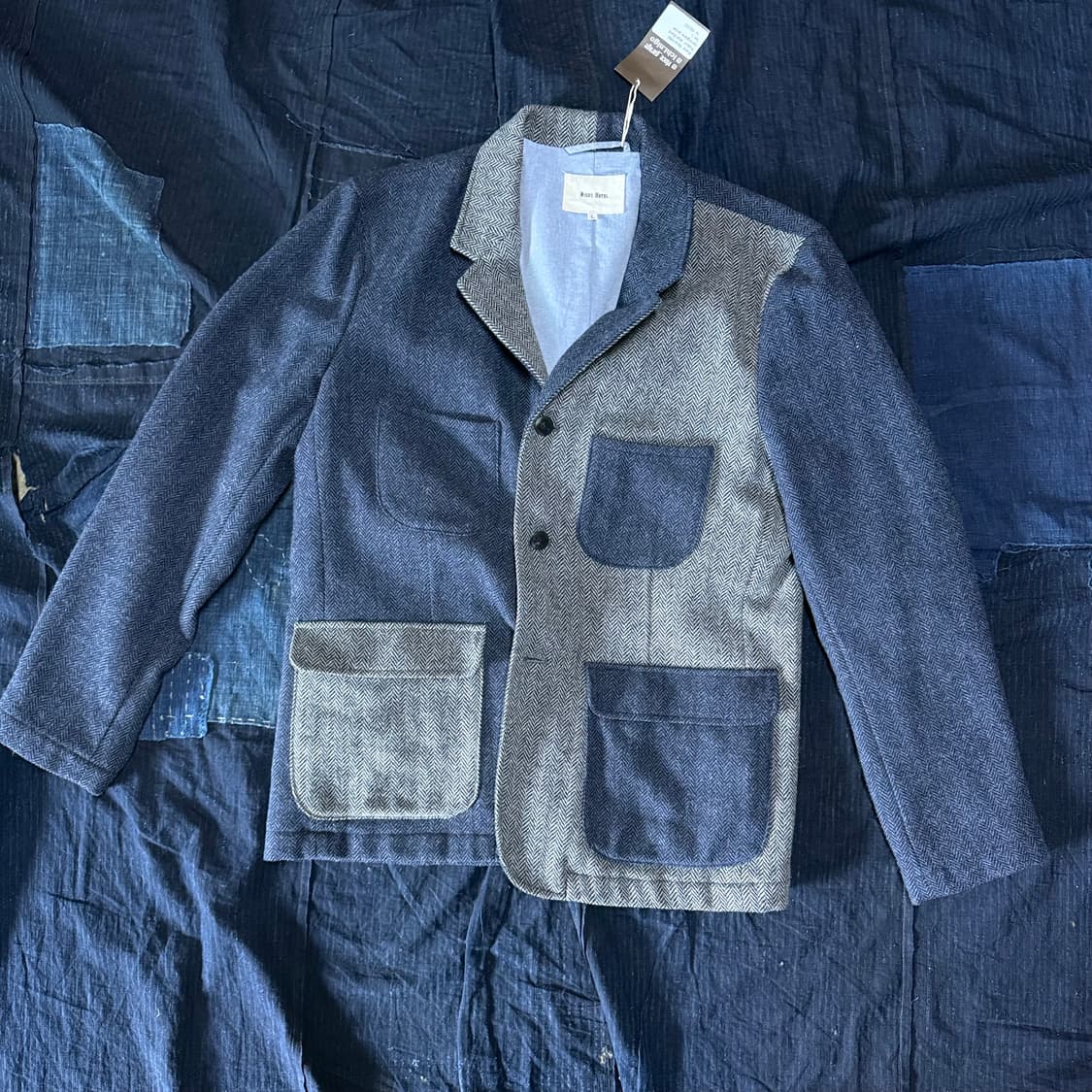 니서스호텔 울 블랜드 헤링본 자켓 L 상품이미지1