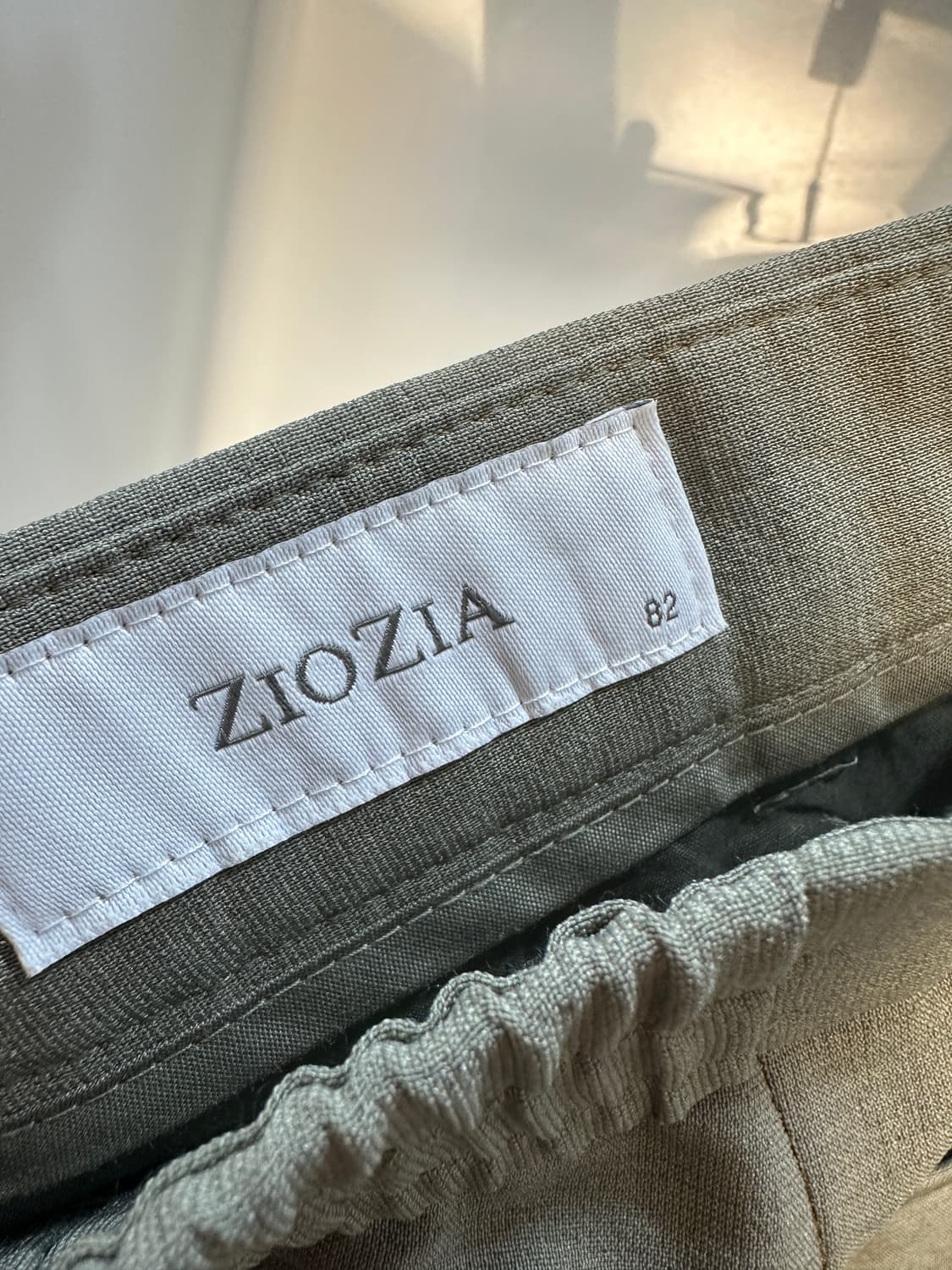 남성 지오지아 쿨 슬랙스 카키 (31)   상품이미지7