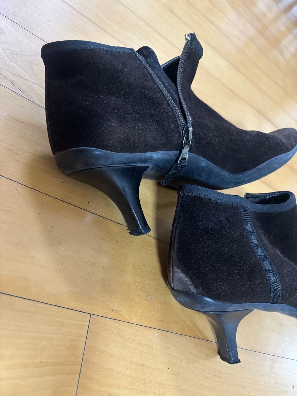 PRADA 스웨이드 힐 38/240 상품이미지6