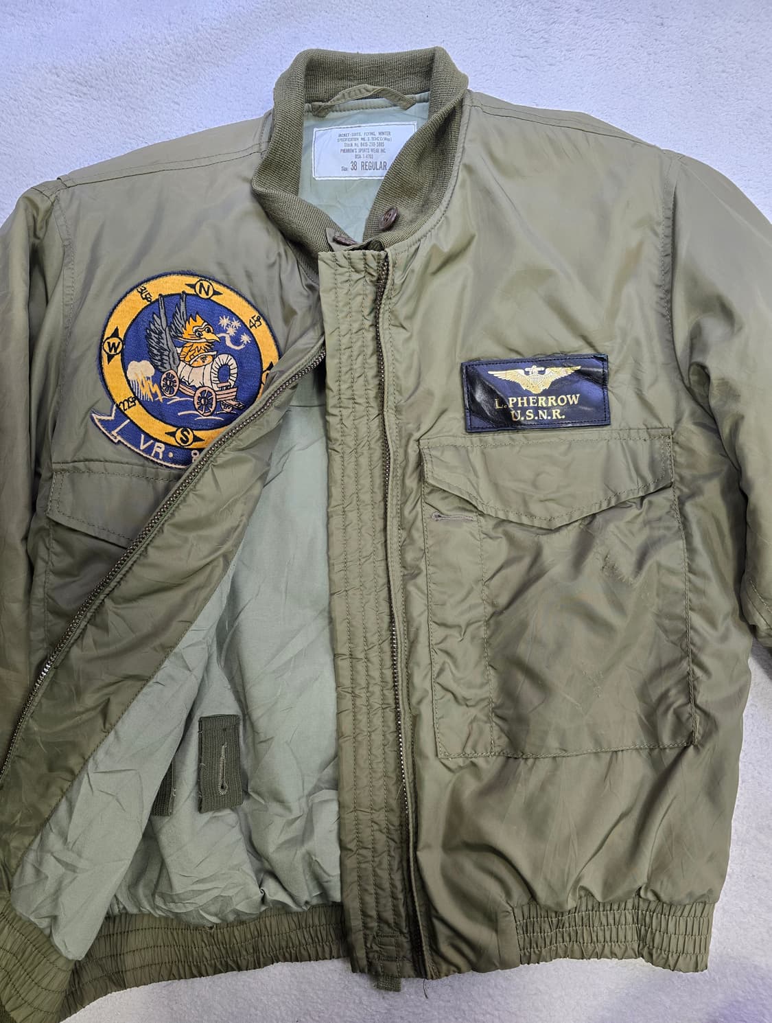 Pherrow's 페로우즈 플라잉 자켓 38사이즈 상품이미지4