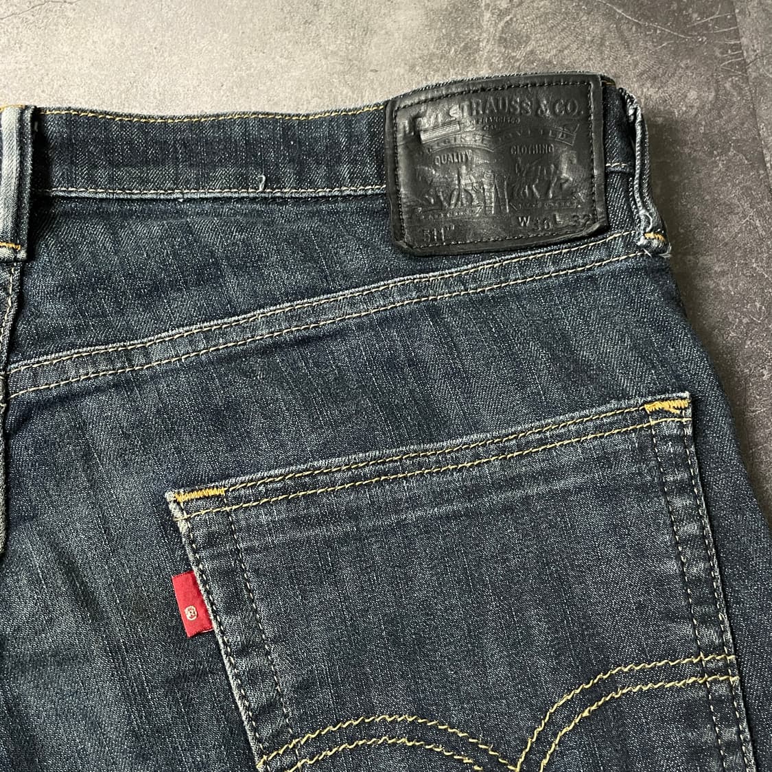 LEVI'S 리바이스511 슬림 스트레이트핏 코튼 데님 팬츠 A00703 상품이미지8