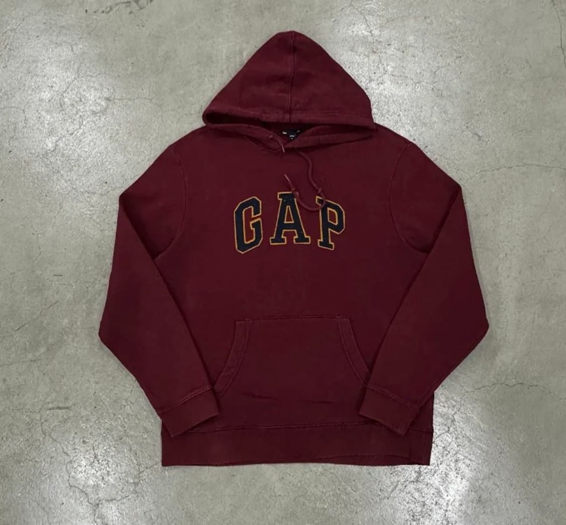 GAP 버건디 후디 상품이미지1