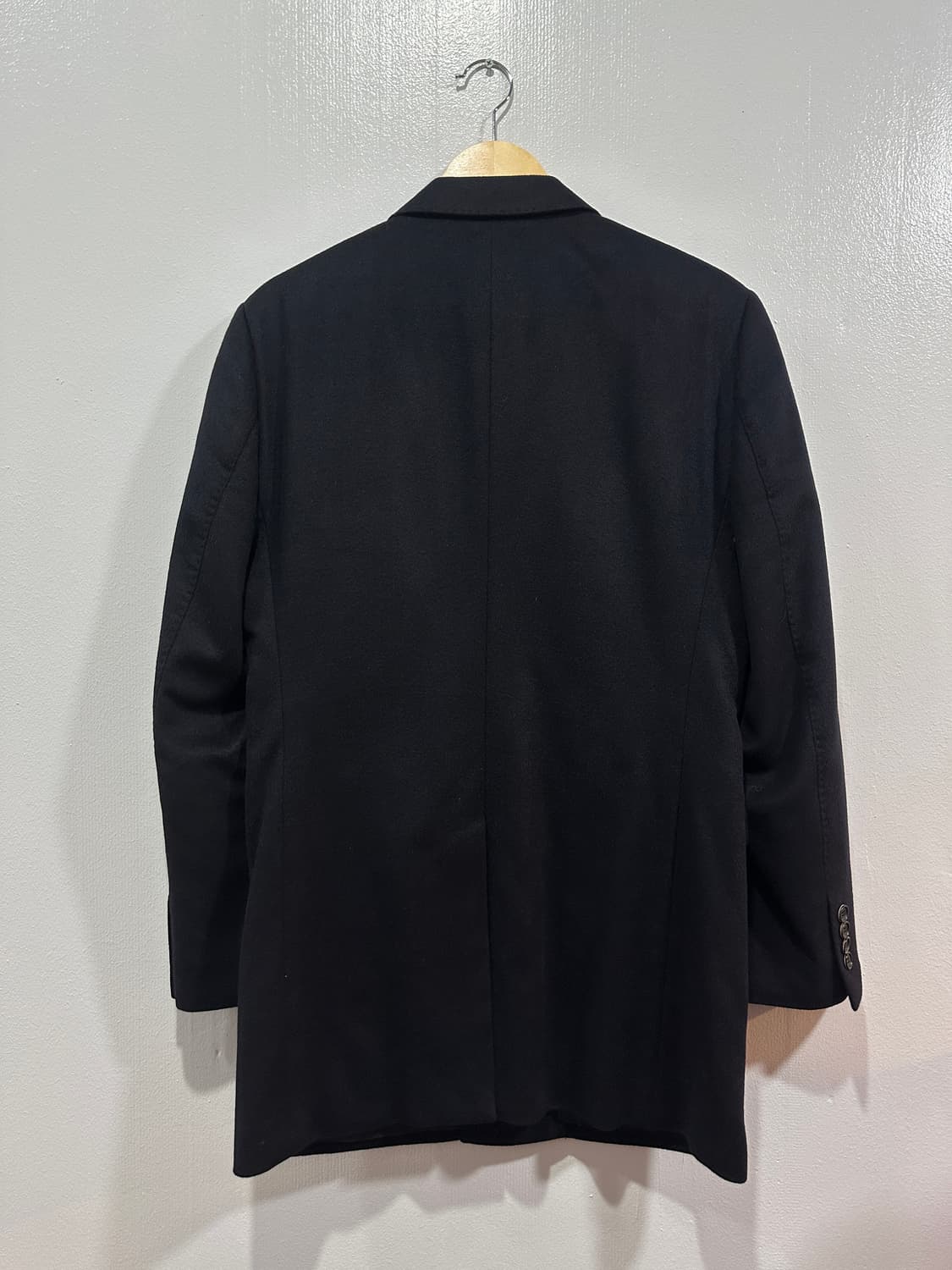 코모도스퀘어 캐시미어100 다크네이비 코트 상품이미지5