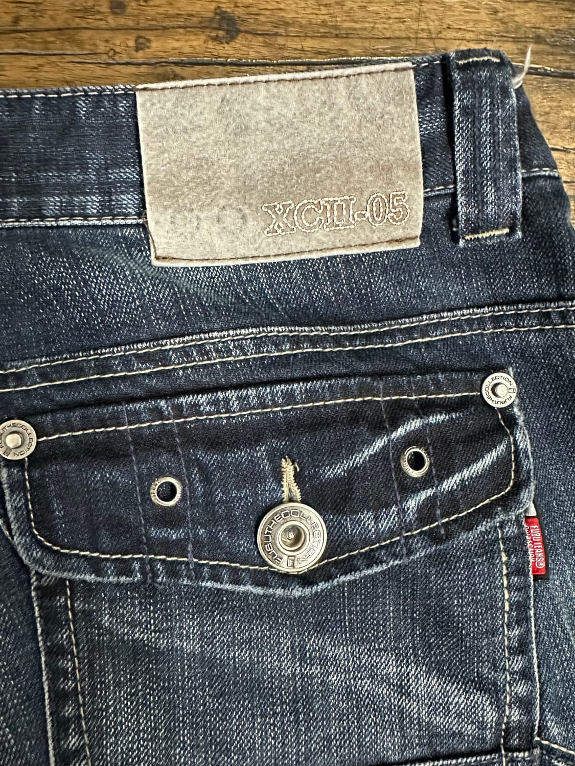 후부(FUBU) JEANS 1992 빅로고 자수 데님팬츠 36인치 상품이미지3