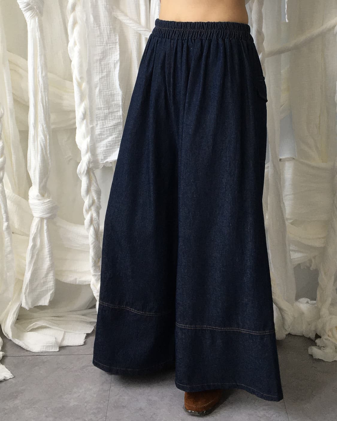 Wide fit denim pants 상품이미지1