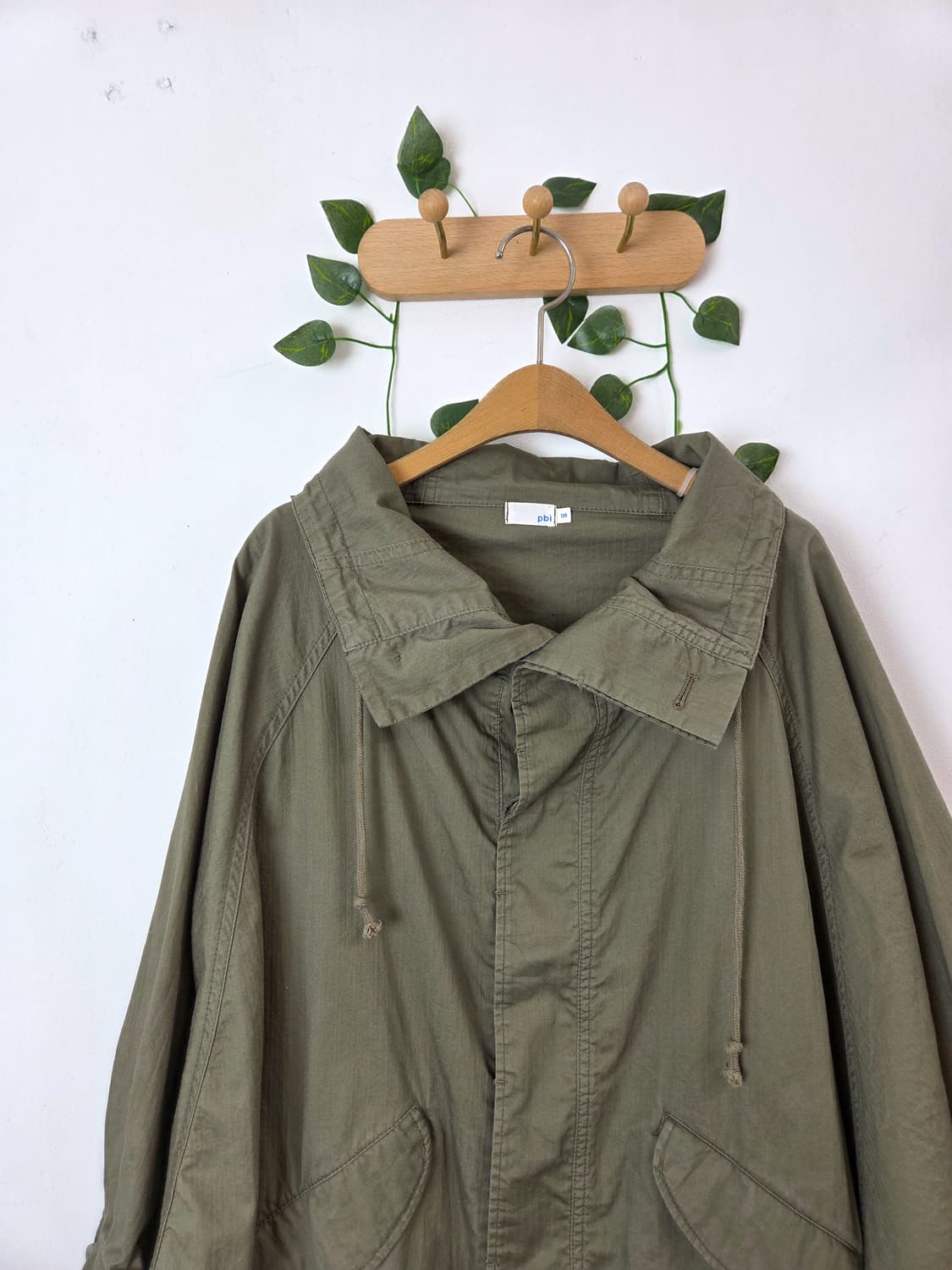 카키 케이프 자켓 상품이미지2