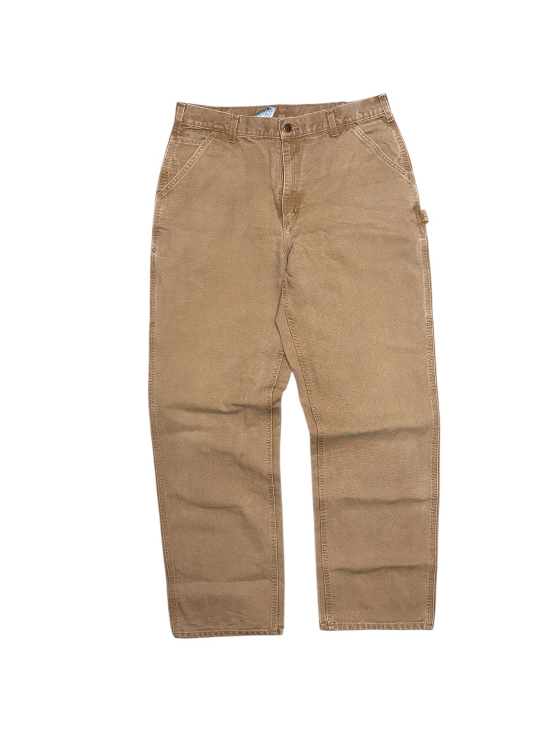 칼하트 b11 브라운 싱글니 카펜터 워크팬츠 상품이미지4