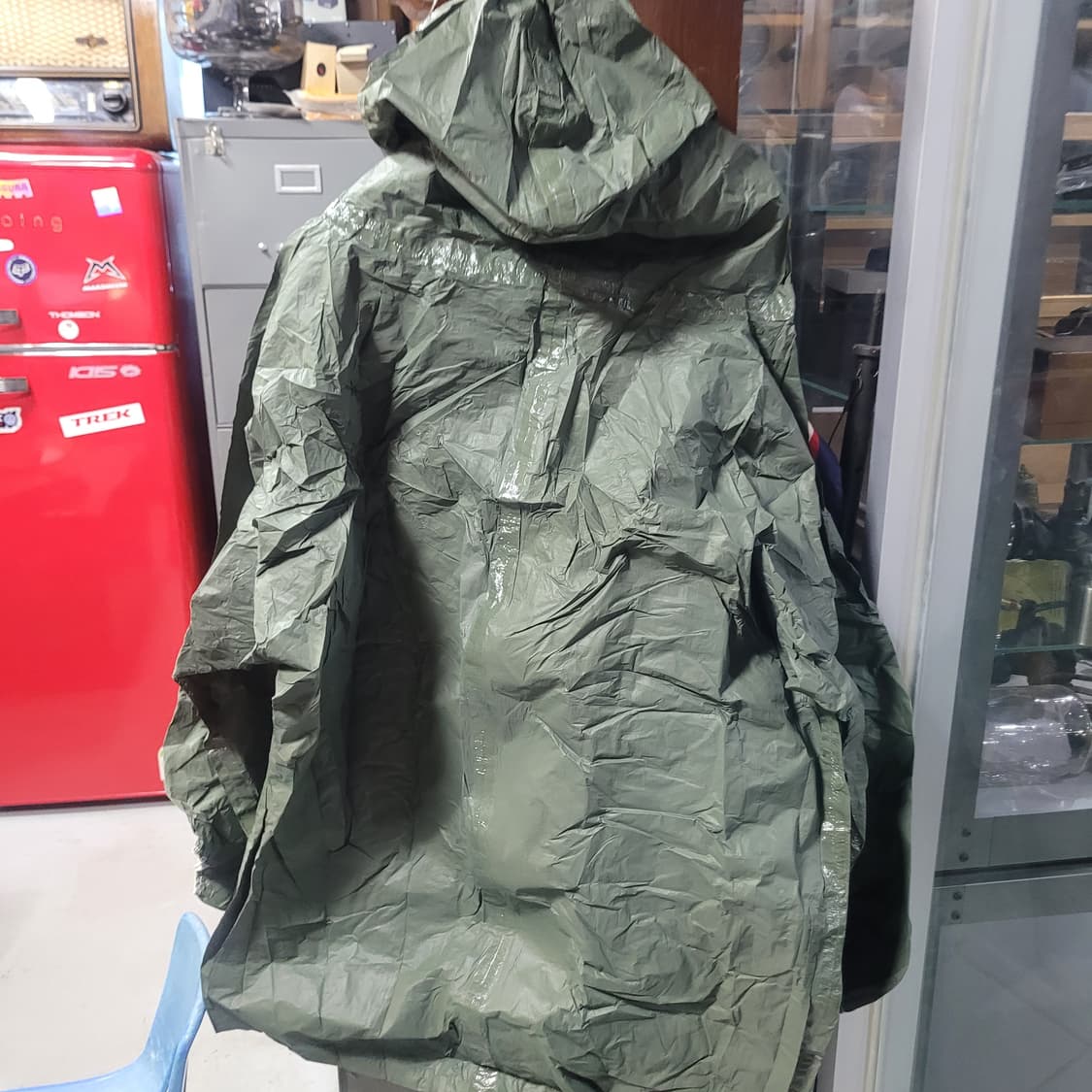 미 빈티지 액체 방호용 오염 방지복/초경량 우비 상품이미지2