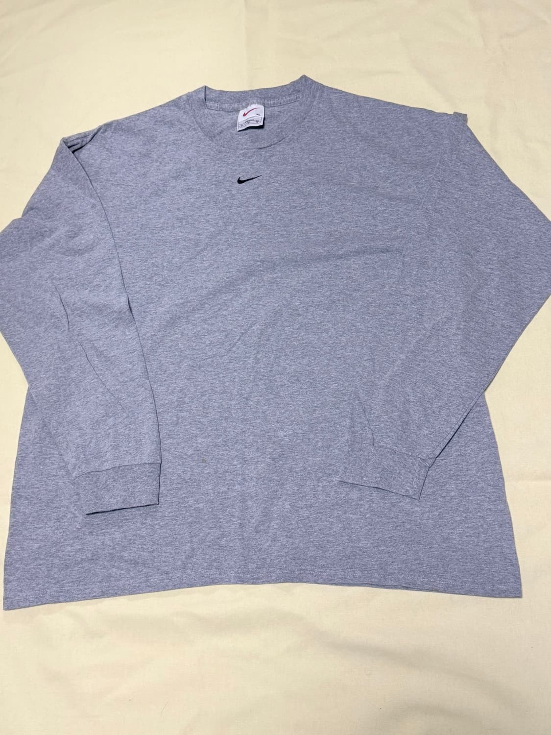 나이키 센터 스우시 롱슬리브 90~00s 그레이 상품이미지3