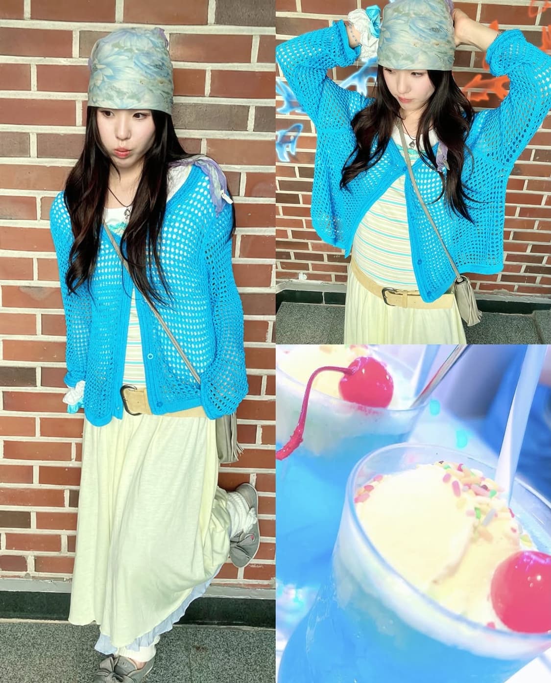 블루레몬에이드 키치룩 빈티지 코디세트 5pcs 상품이미지1