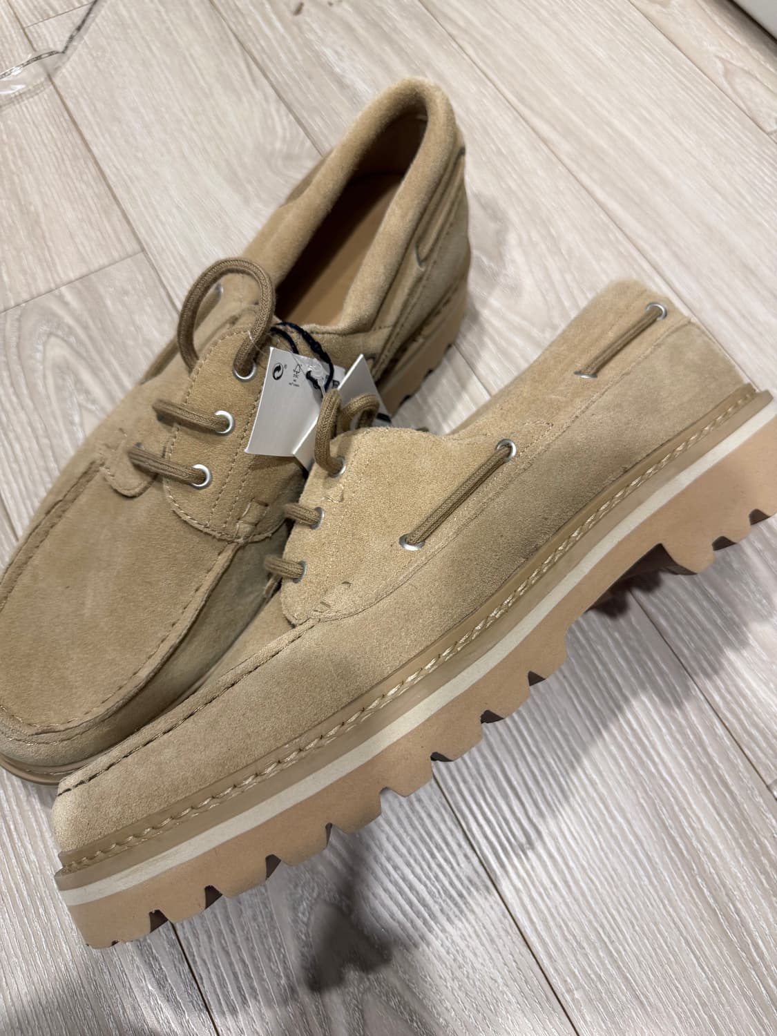 자라 스플릿 스웨이드 데크 슈즈 상품이미지6