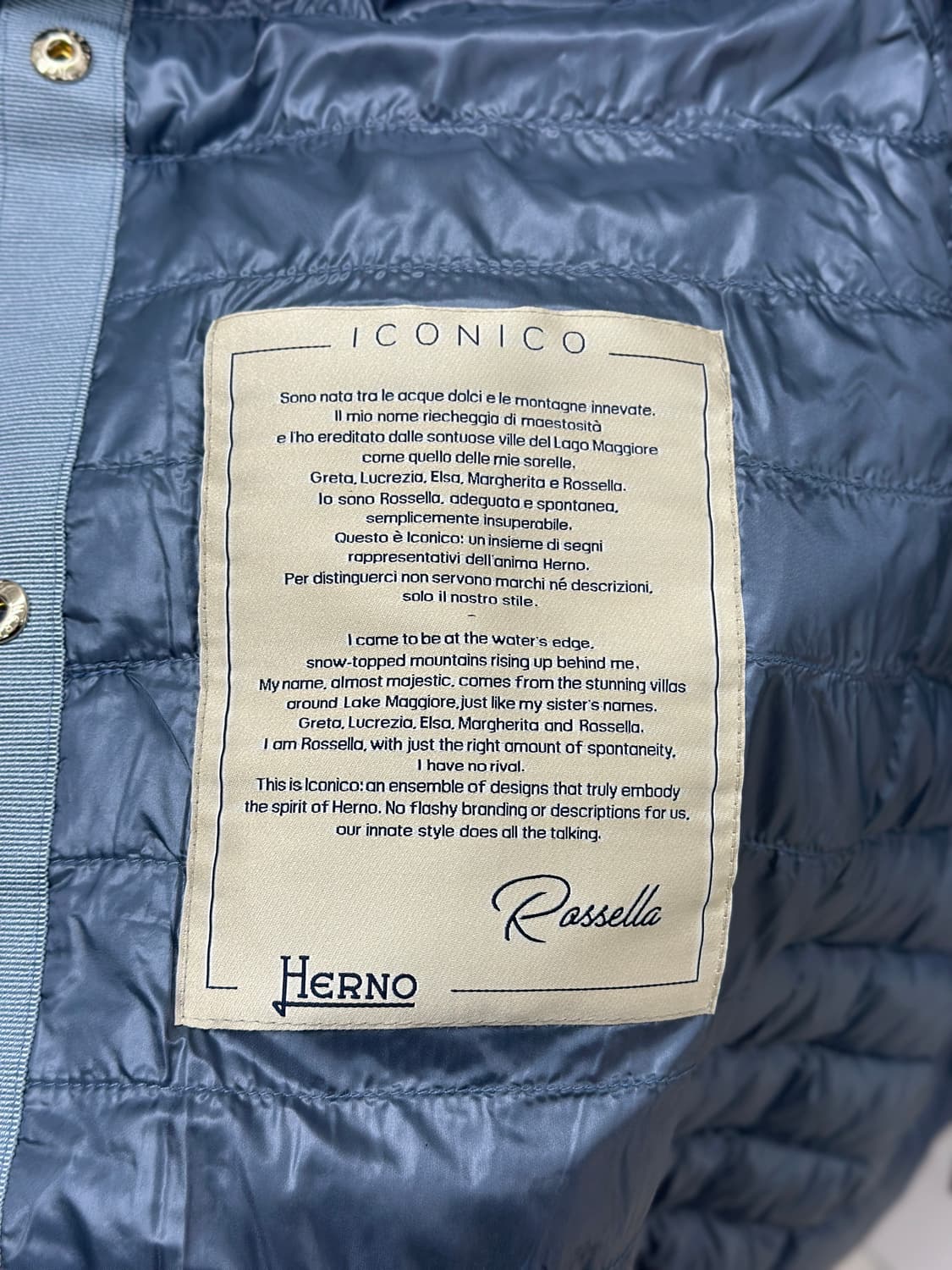 (새상품) 에르노 로셀라 경량 패딩 자켓 / 9002 상품이미지8