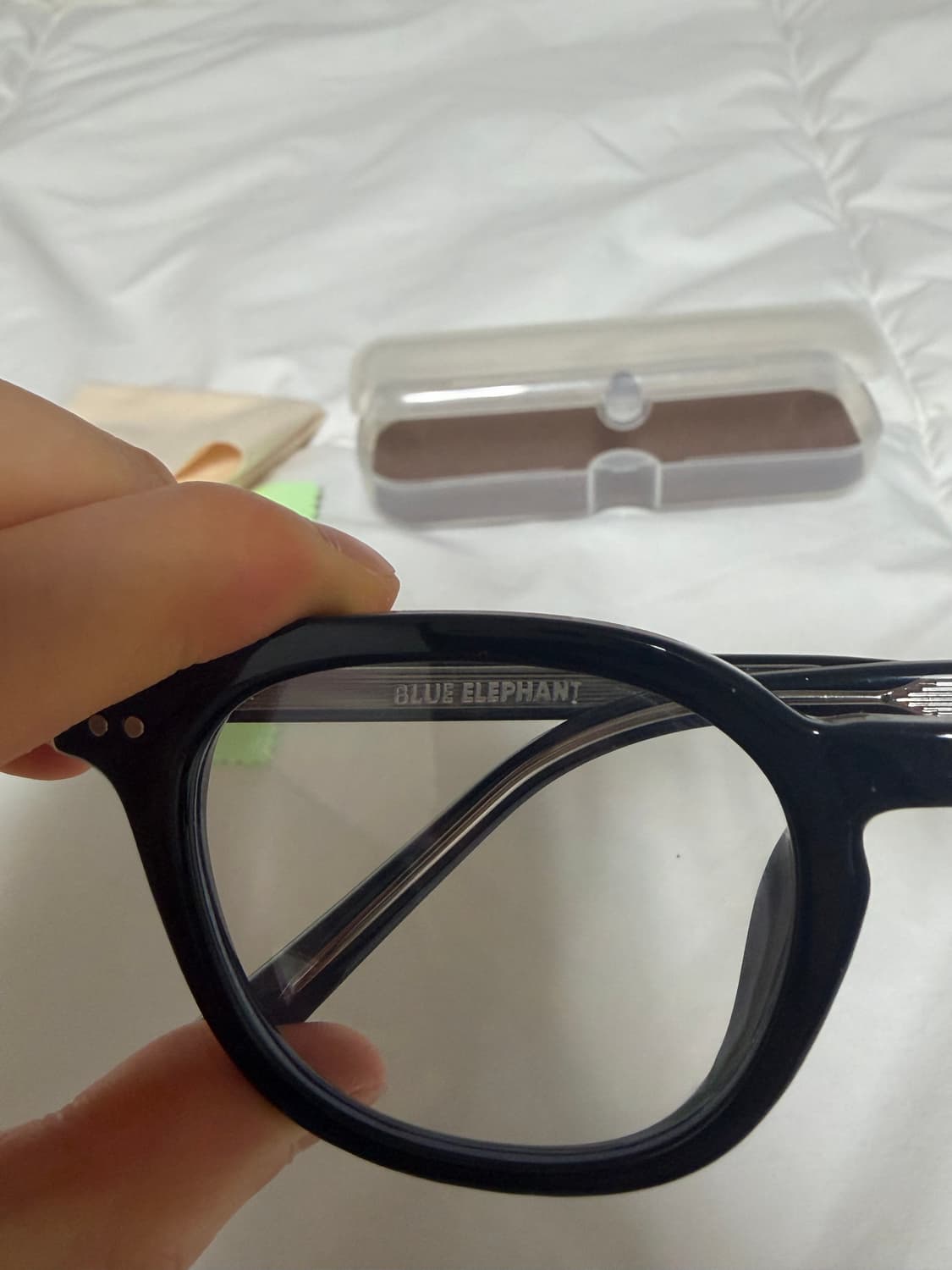 블루엘리펀트 앤디 블랙 뿔테안경 상품이미지6