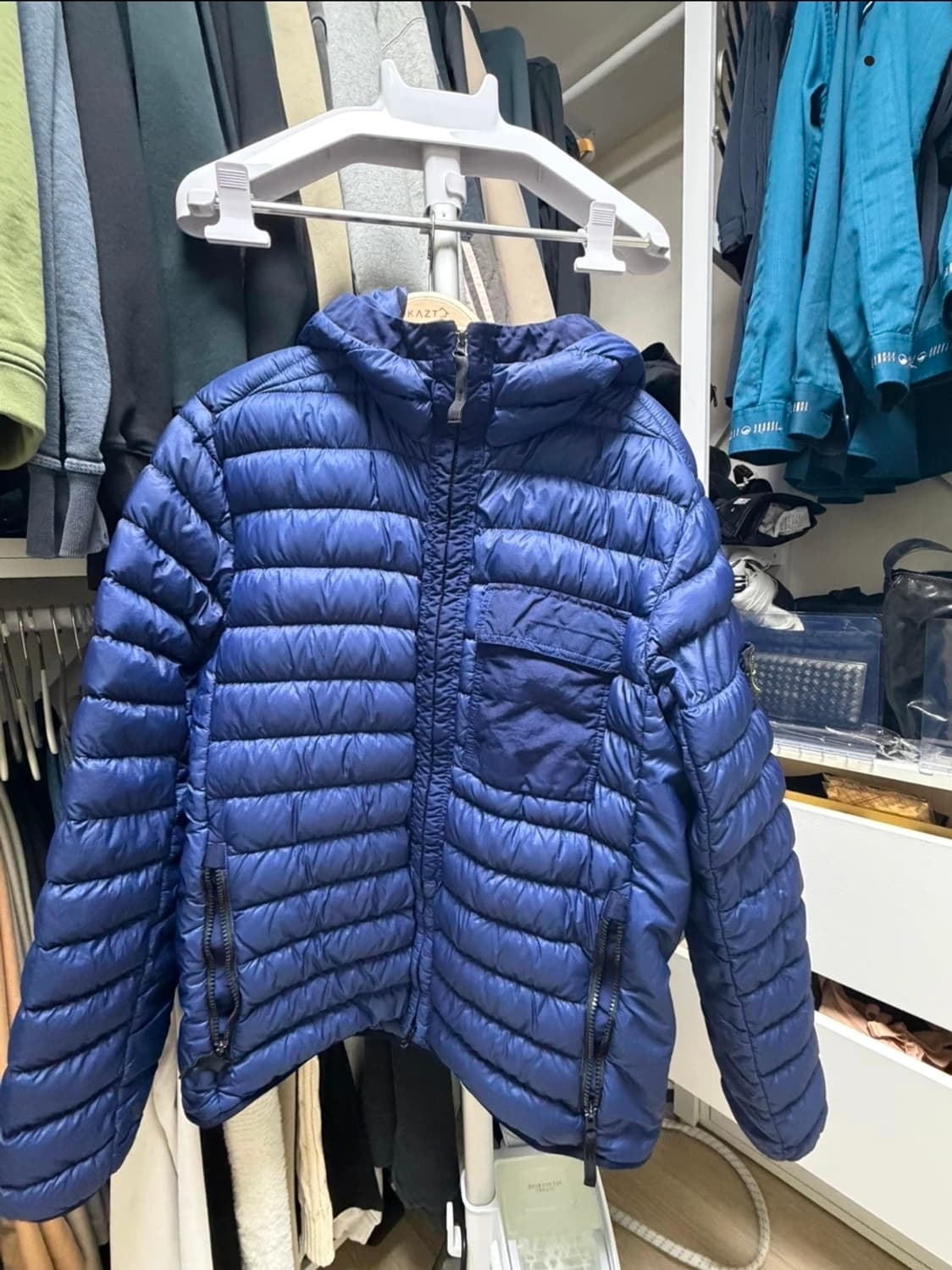 스톤아일랜드 마이크로 얀 다운 패딩 L 사이즈 상품이미지1