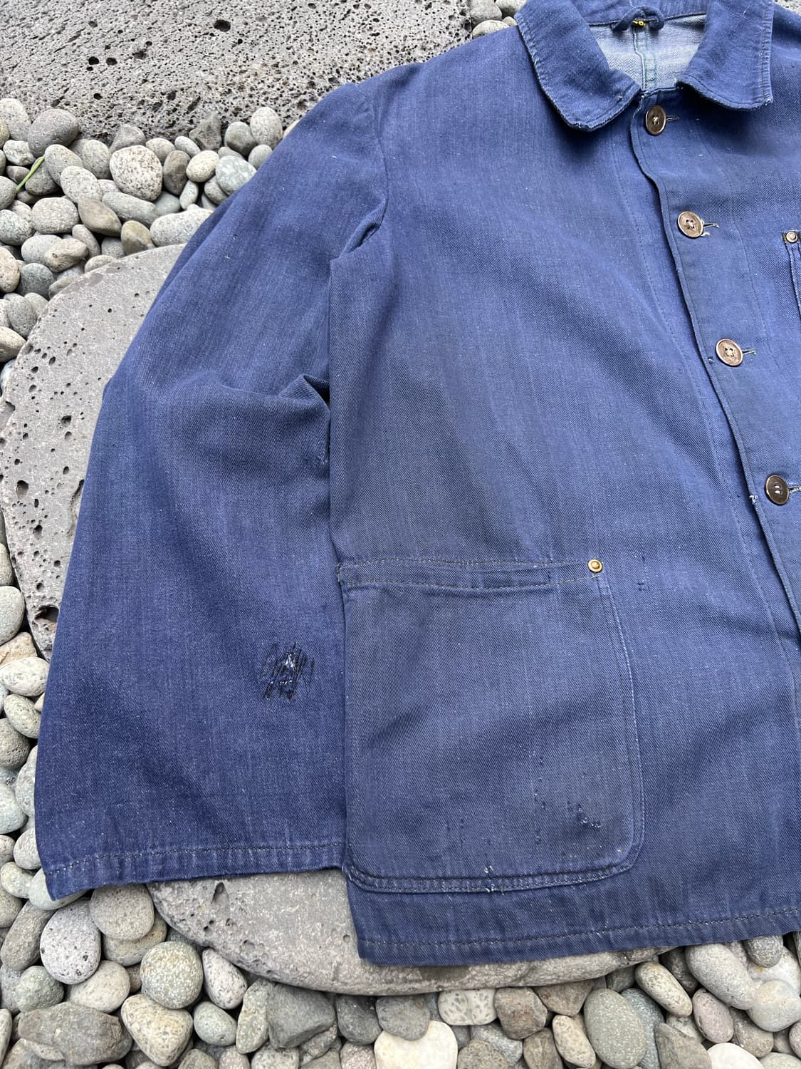 OLD VINTAGE FRENCH DENIM 데님 프렌치워크자켓 상품이미지6