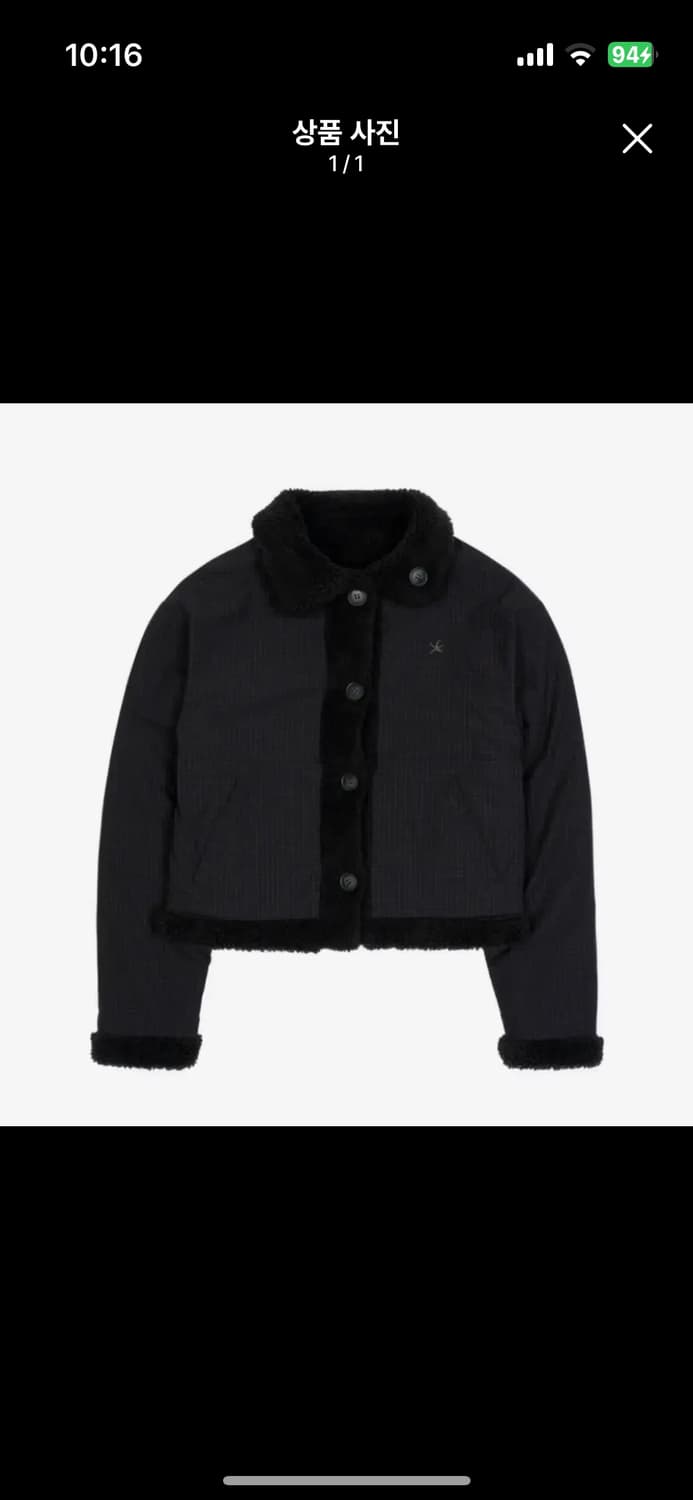 더콜디스트모먼트 리버시블 체크 퍼자켓  상품이미지1