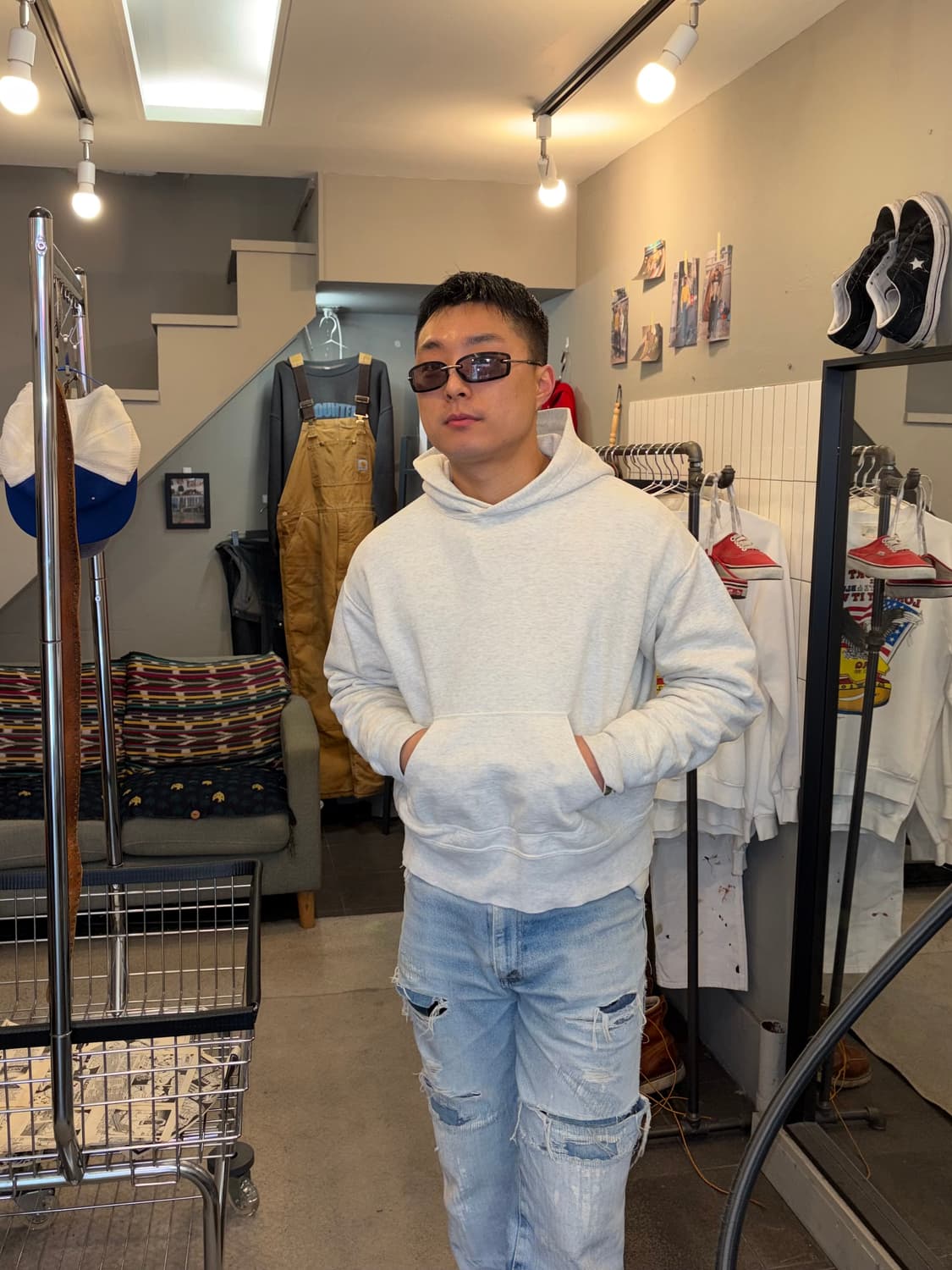 Old The Real Mccoy’s sports hood sweats 상품이미지1