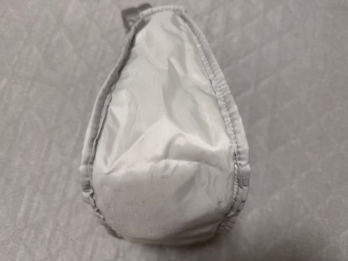 아디다스 퍼피 사틴 미니 숄더백 실버 메탈릭 빈티지 가방 상품이미지9