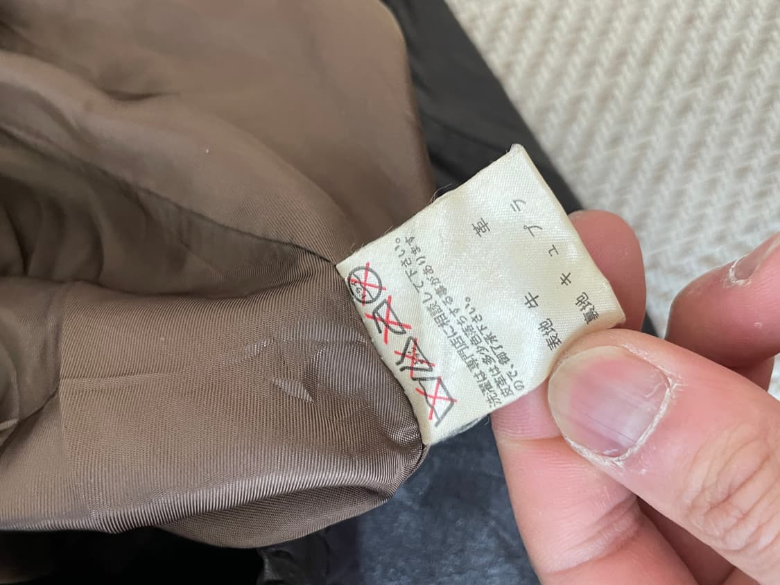 빈티지 REGINA 양가죽 레더 베스트  J03922 상품이미지7