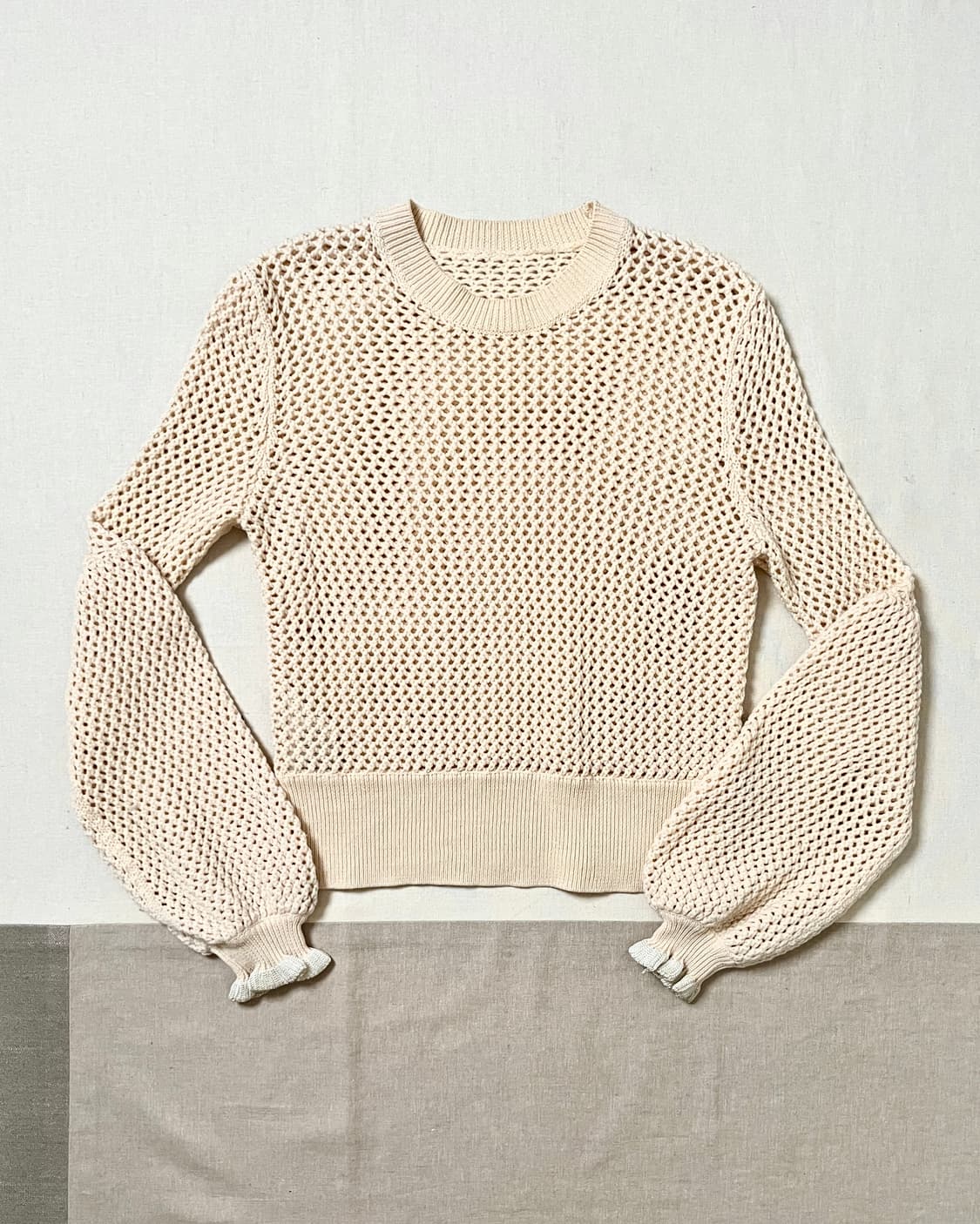 알렉산더 맥퀸 벌룬소매 그물 니트 alexander mcqueen  상품이미지4