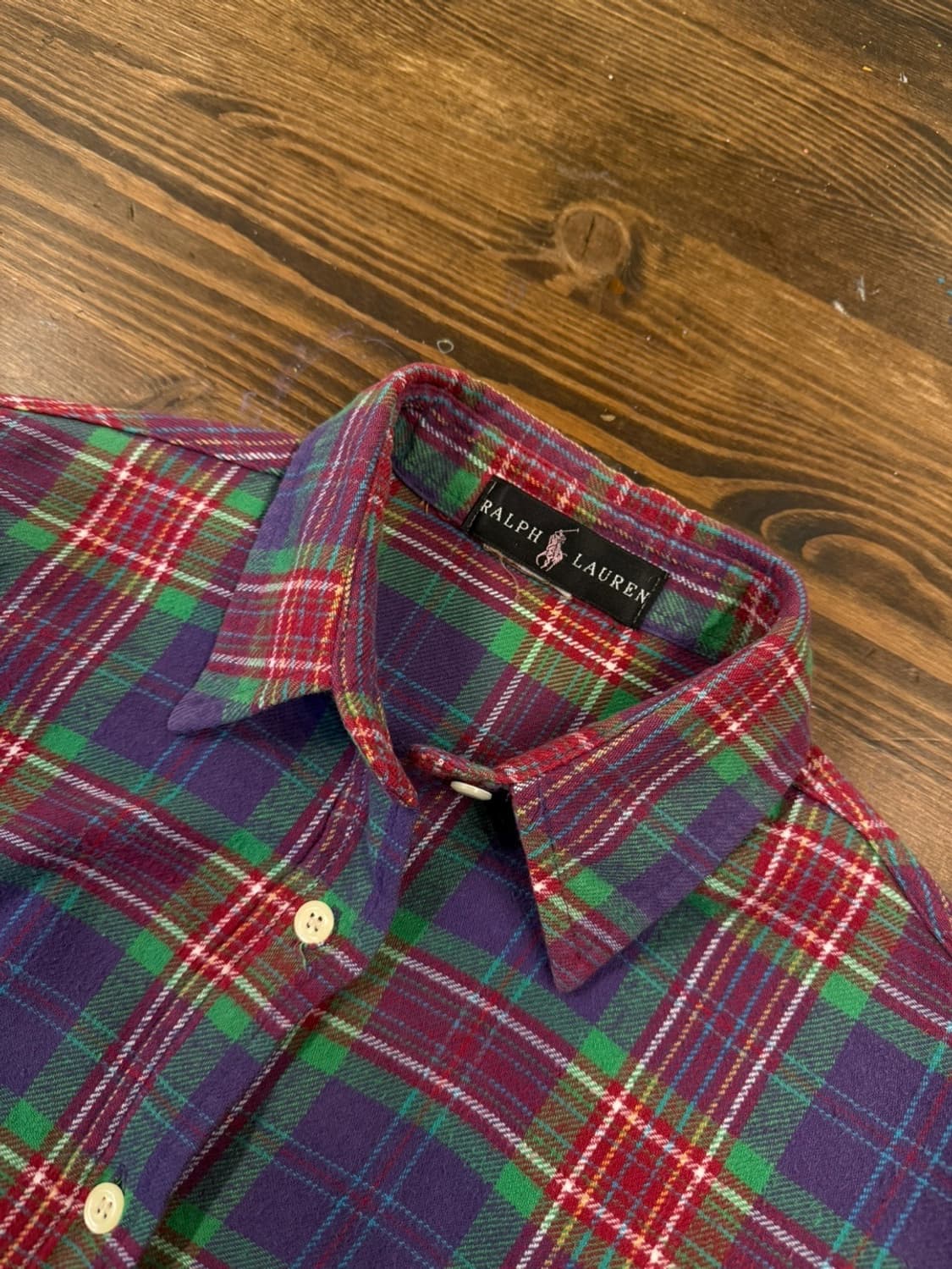 폴로 랄프로렌 블랙라벨 플란넬 셔츠 55 상품이미지10