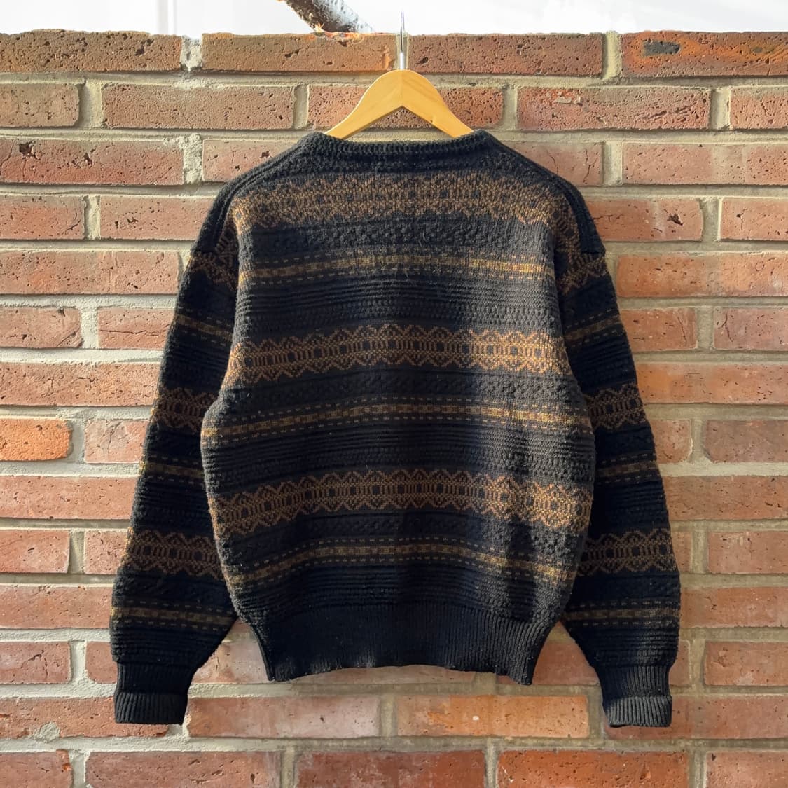 코트다쥬르 COTEDAZUR 브라운 재크가드 니트 스웨터 상품이미지5