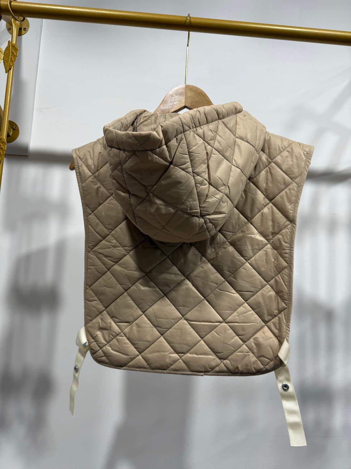 여성 퀼팅 후드 베스트 상품이미지2