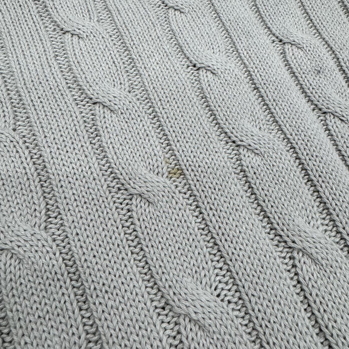 폴로 신형 포니 꽈배기 니트 화이트 상품이미지4