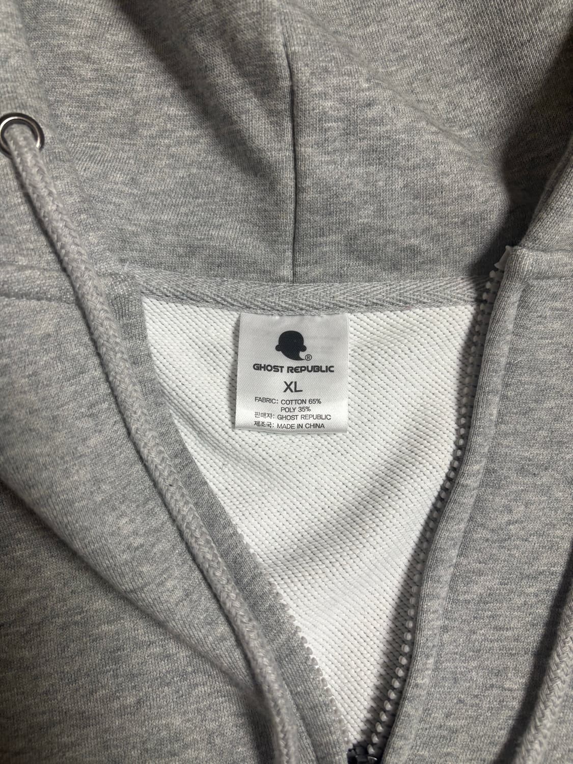 절개 스티치 후드집업 GHZ-278_그레이 상품이미지4