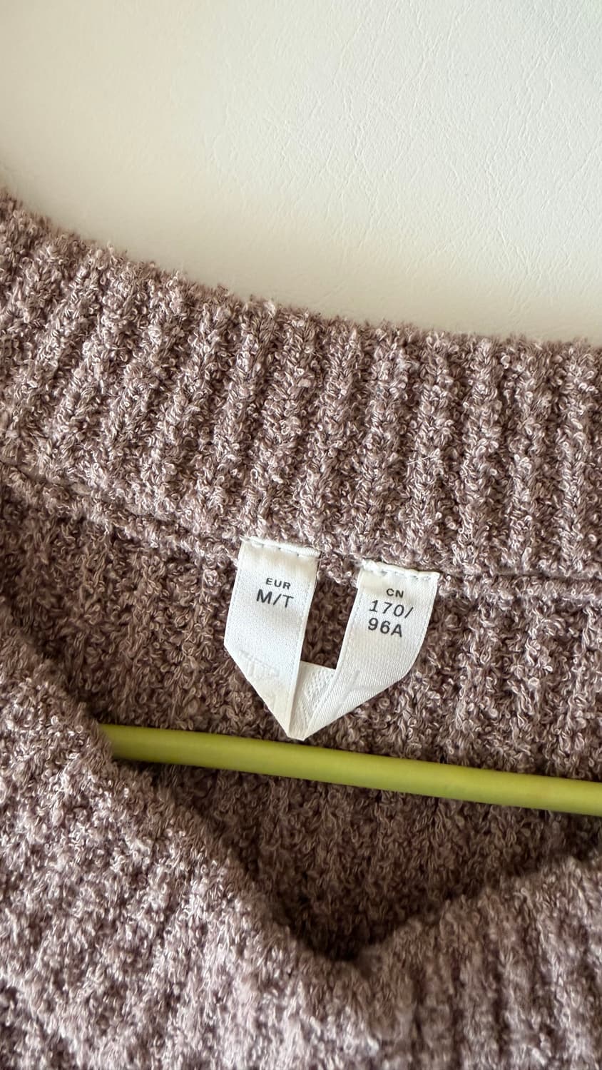 아르켓 ARKET 코튼 부클 니트 루즈핏 M 정가 13만원대 컨디션 굿 상품이미지7