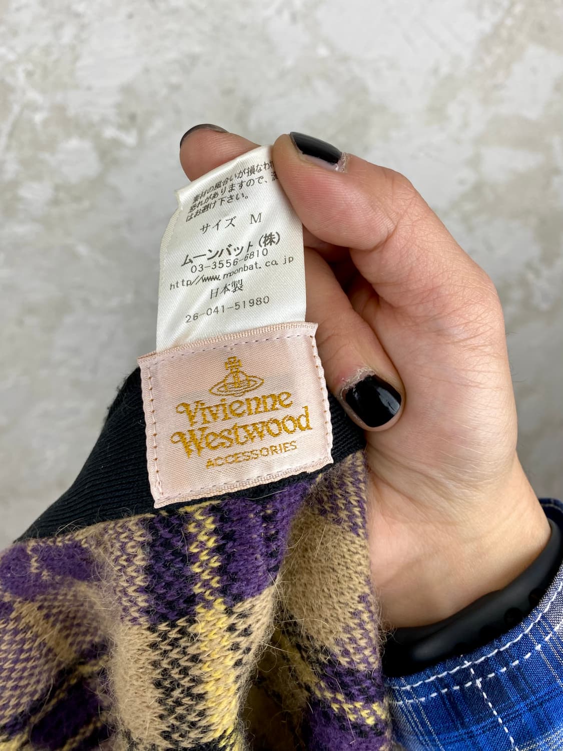 비비안 웨스트우드 메탈릭 ORB 로고 앙고라 보블 햇 상품이미지7