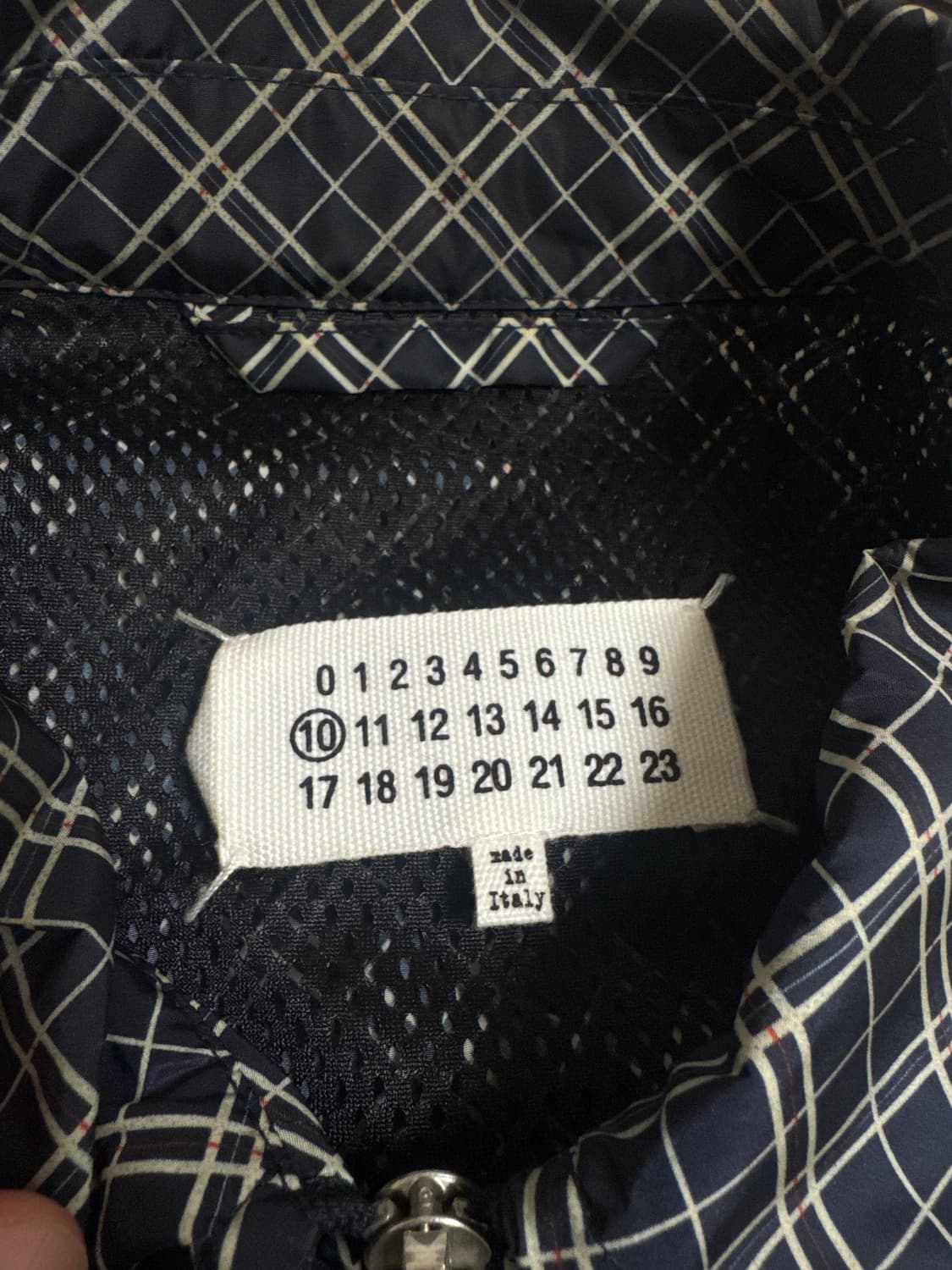 [52] 메종 마르지엘라 체크 블루종 상품이미지3