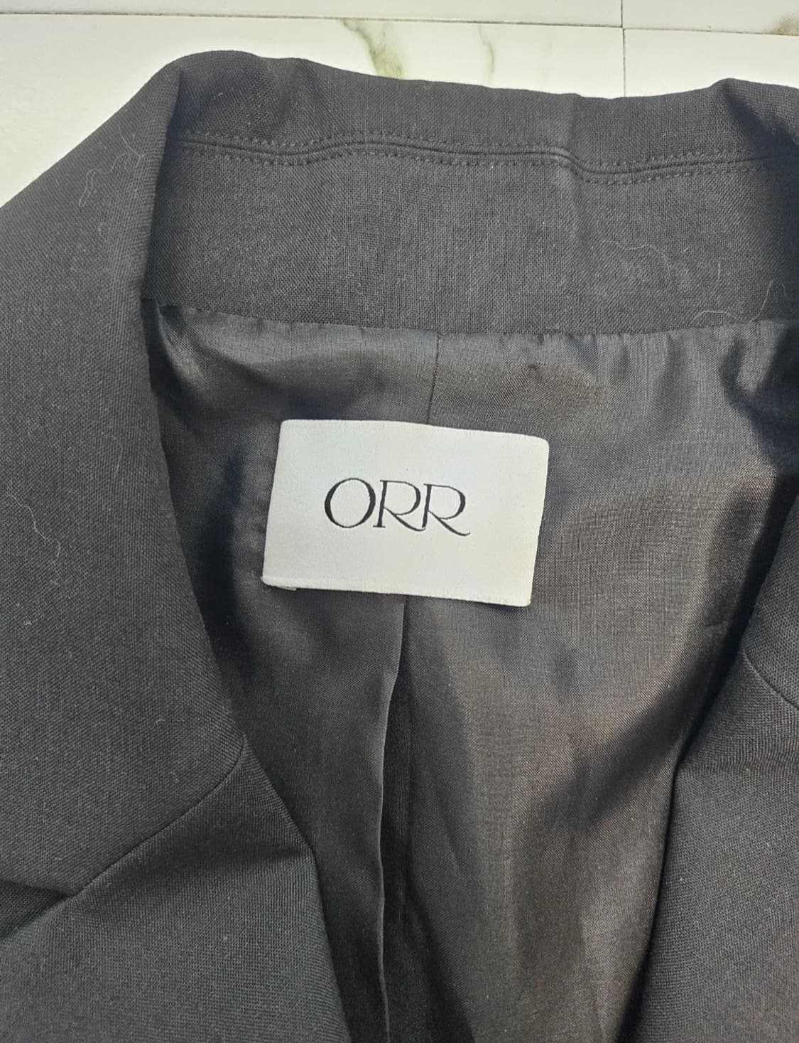 ORR 24년 블랙 기본 싱글 자켓 M 상품이미지3