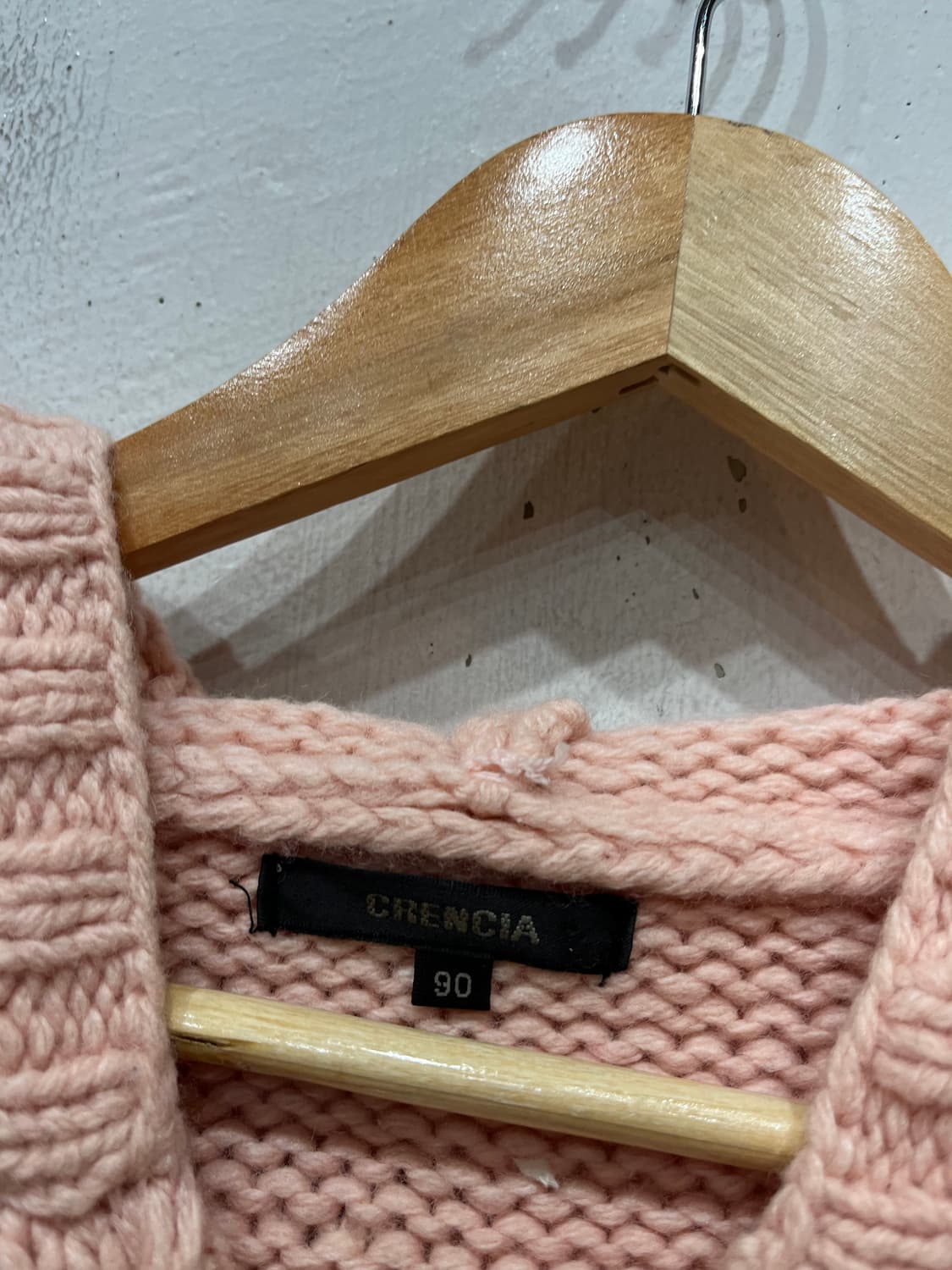 CRENCIA 노르딕 울 후디 니트집업  상품이미지5