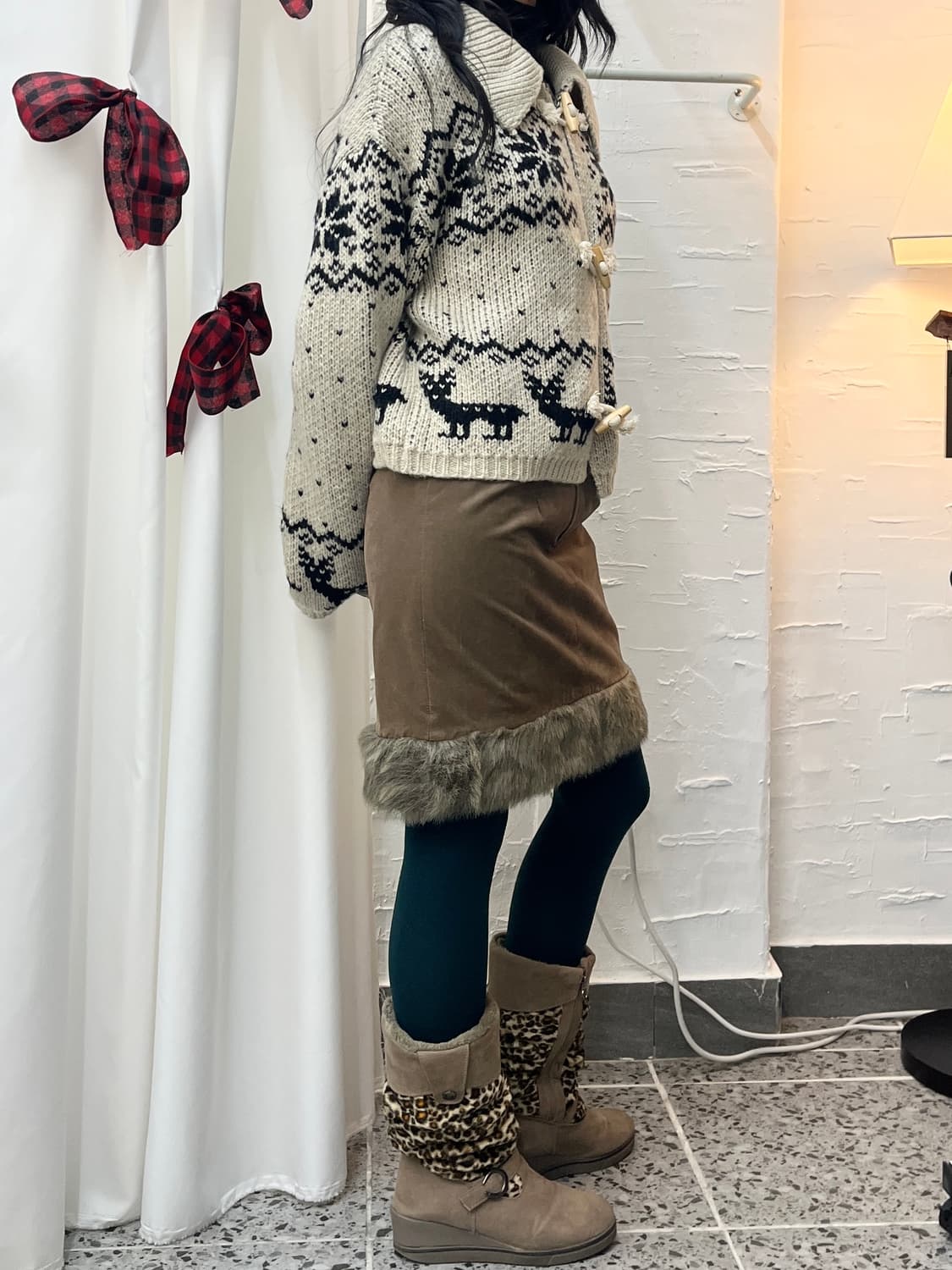 Nordic winter cardigan 상품이미지3