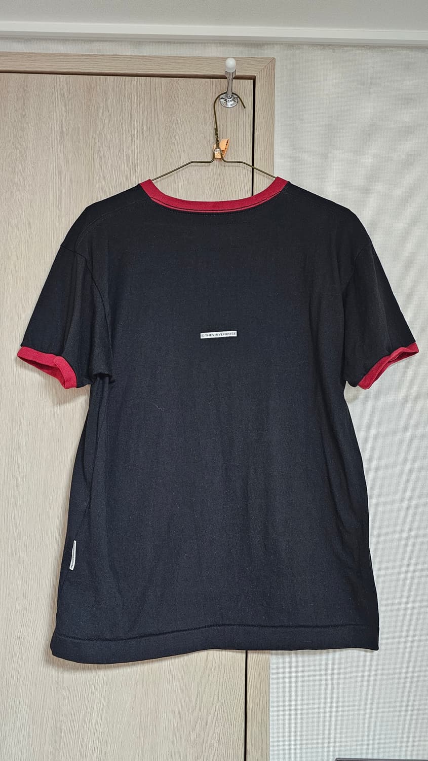 M) 더바이닐하우스 카우보이 픽토그램 링거 티셔츠 블랙 상품이미지4