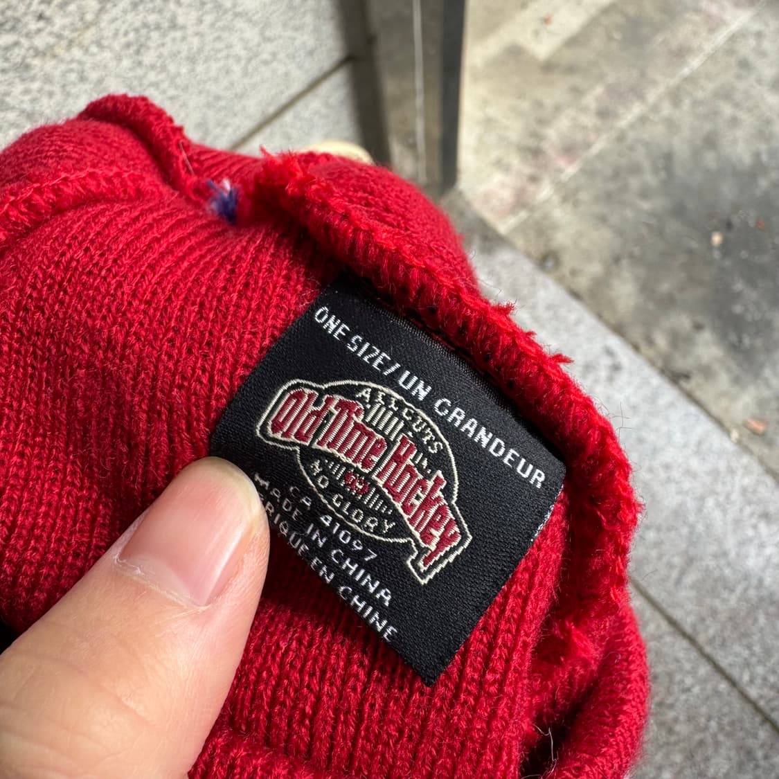 올드타임하키 NHL 카나디앵 로고 방울 비니 상품이미지6