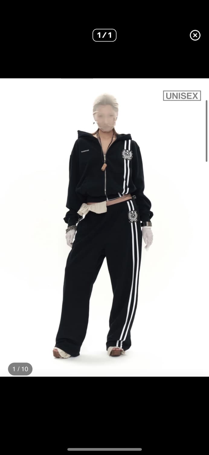 604서비스 스쿨로고 트랙팬츠 s 상품이미지1