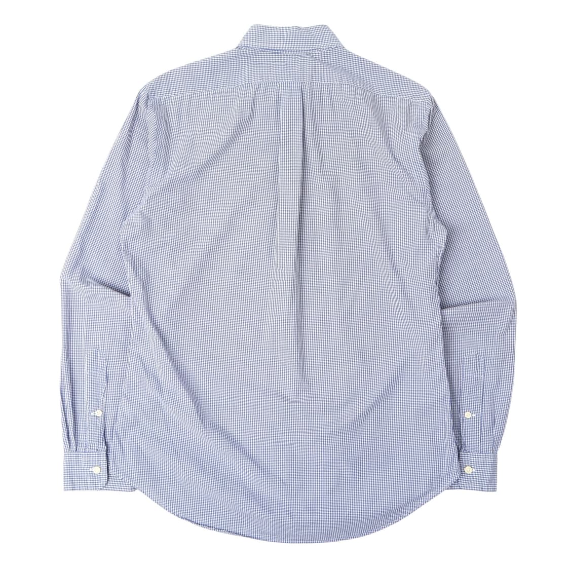 폴로 랄프로렌 블루 깅엄체크 코튼 셔츠 상품이미지5