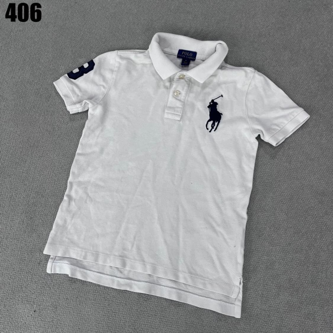 폴로 랄프로렌 키즈 화이트 반팔 상품이미지1