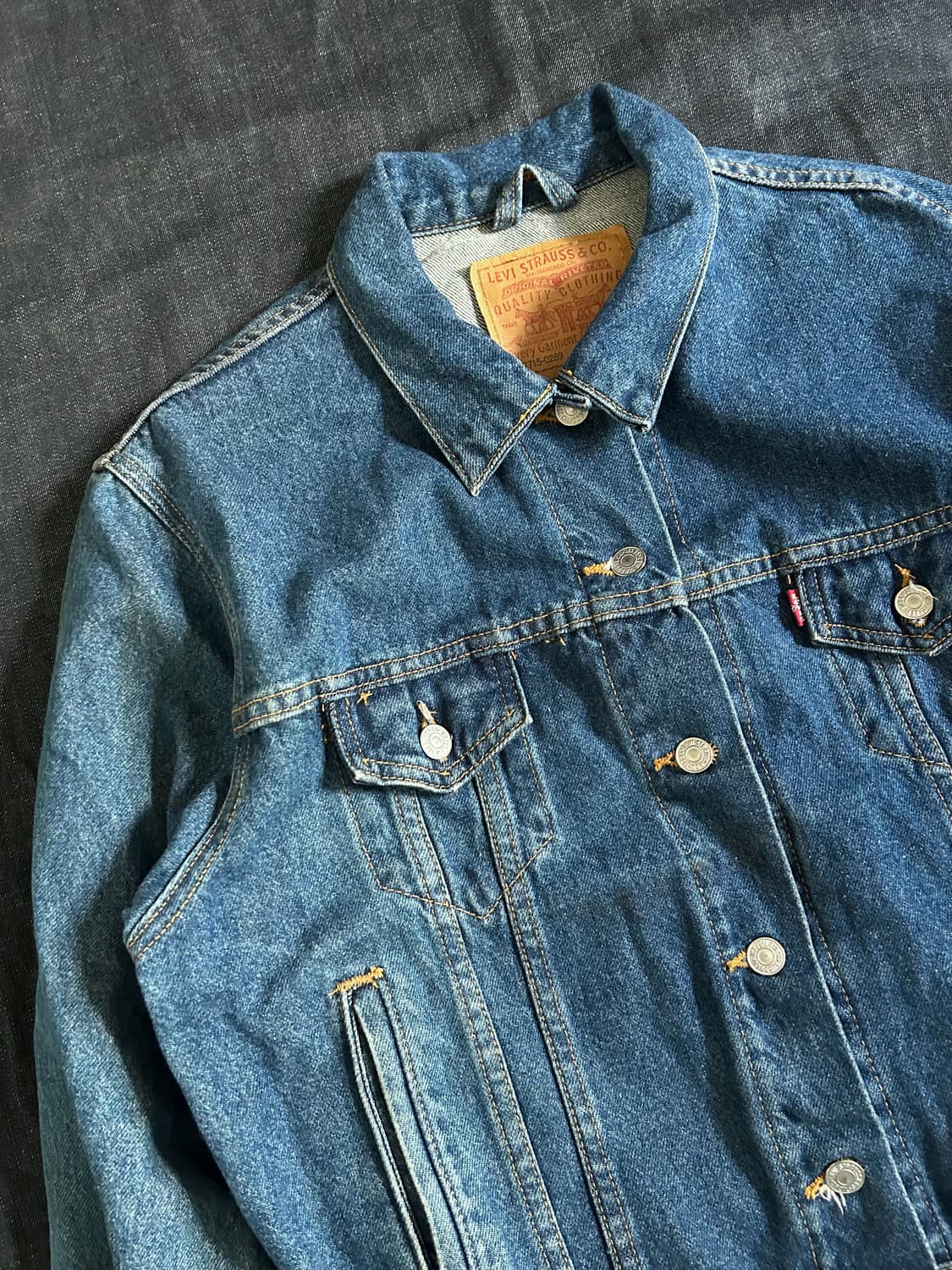 90~00s 리바이스 데님자켓 Made in USA 상품이미지2