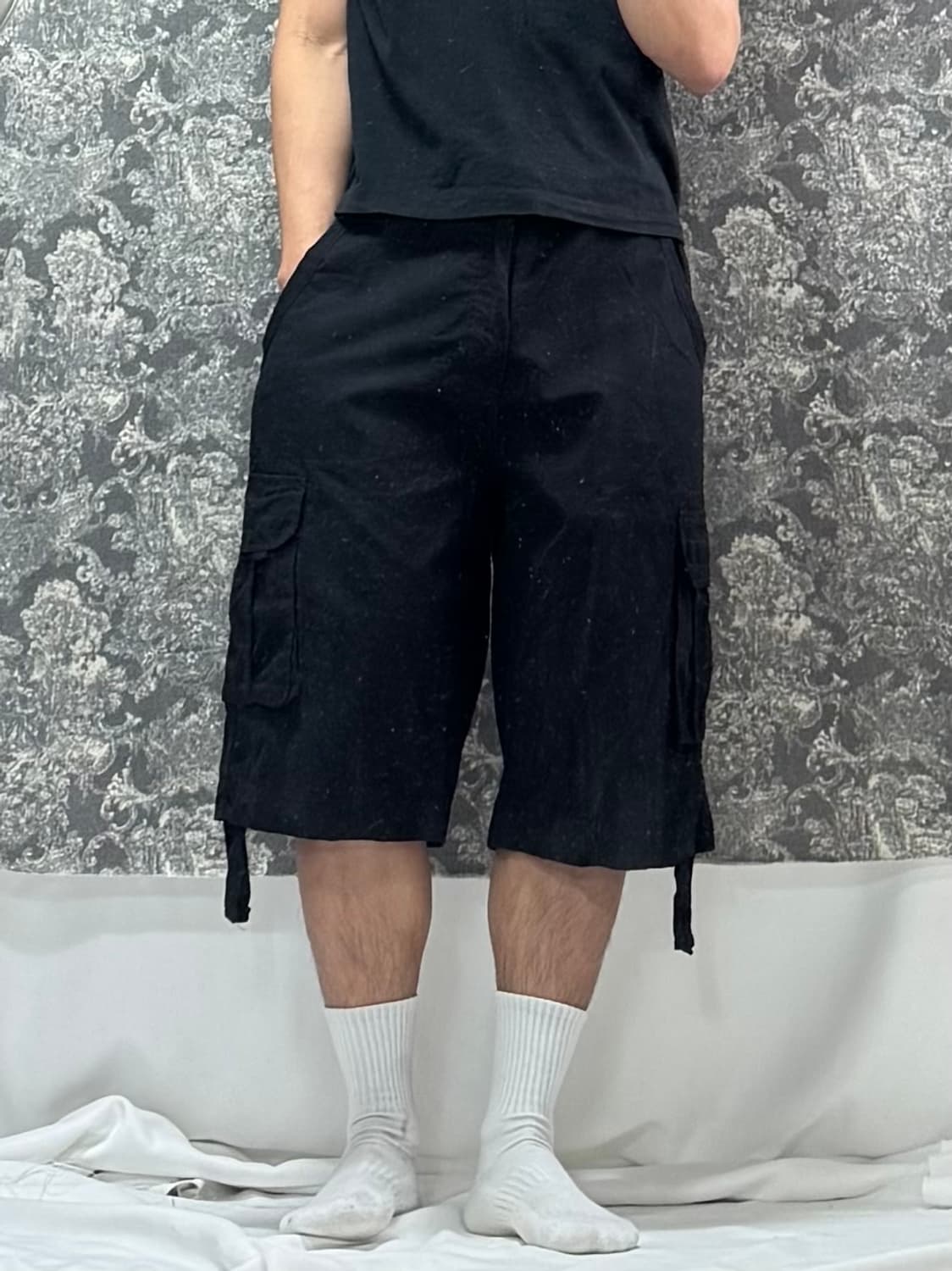 ecko 에코 언리미티드 유틸리티 포켓 카모 와이드 숏팬츠 상품이미지1