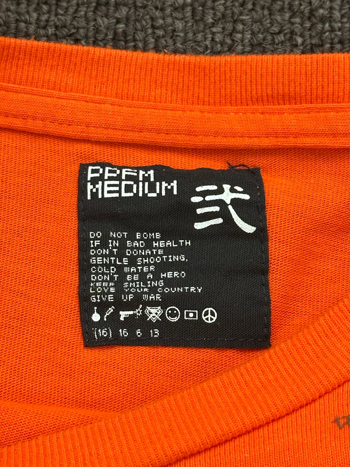 OS)PPFM vintage 펑크 그래픽 롱슬리브 상품이미지3